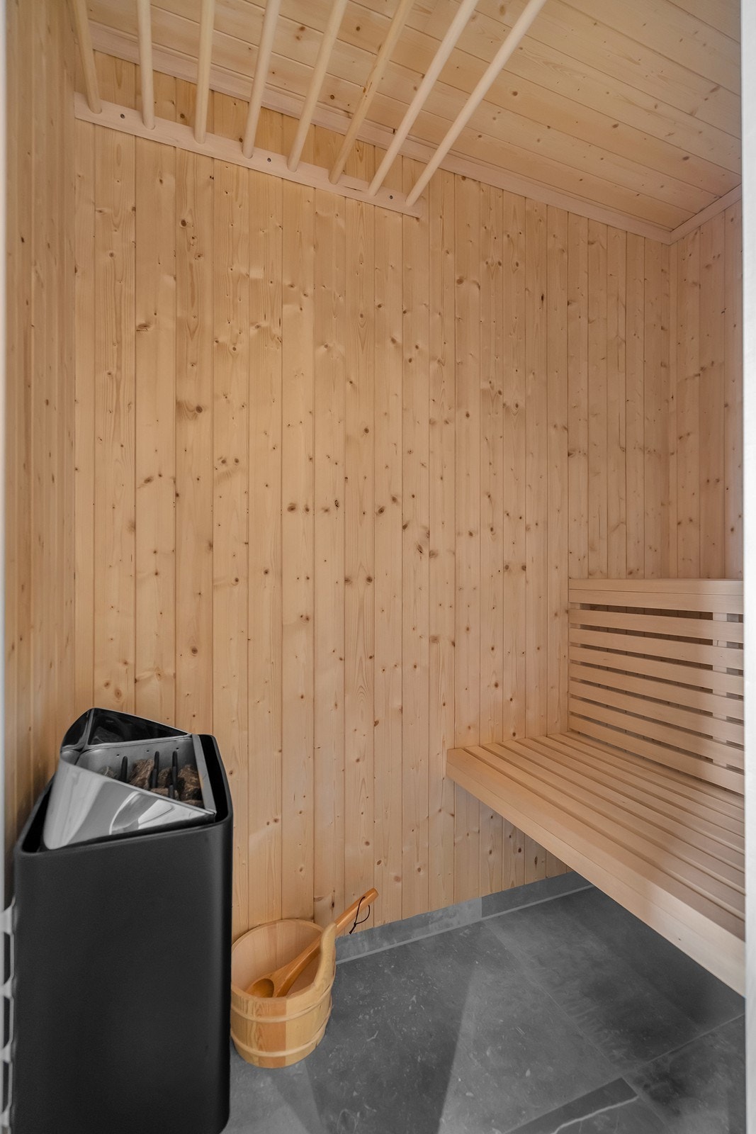 Badstu med sitteplass til flere Galleribilde