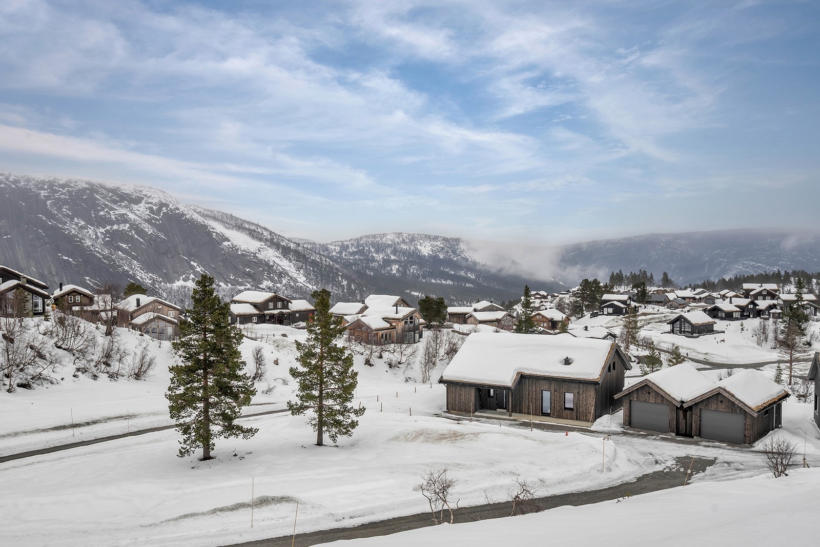 Brokke er et populært og familievennlig hytteområde med rolig atmosfære Galleribilde