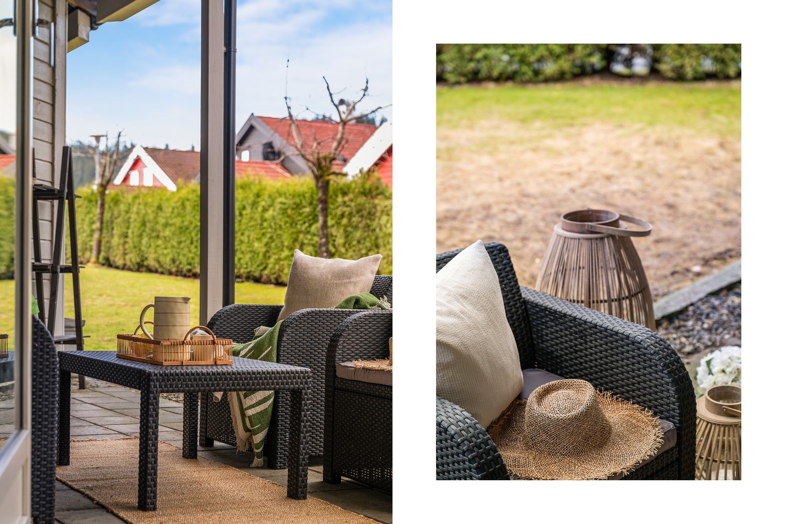 Et herlig uterom med gode solforhold hele året, både sommer og vinter. Galleribilde