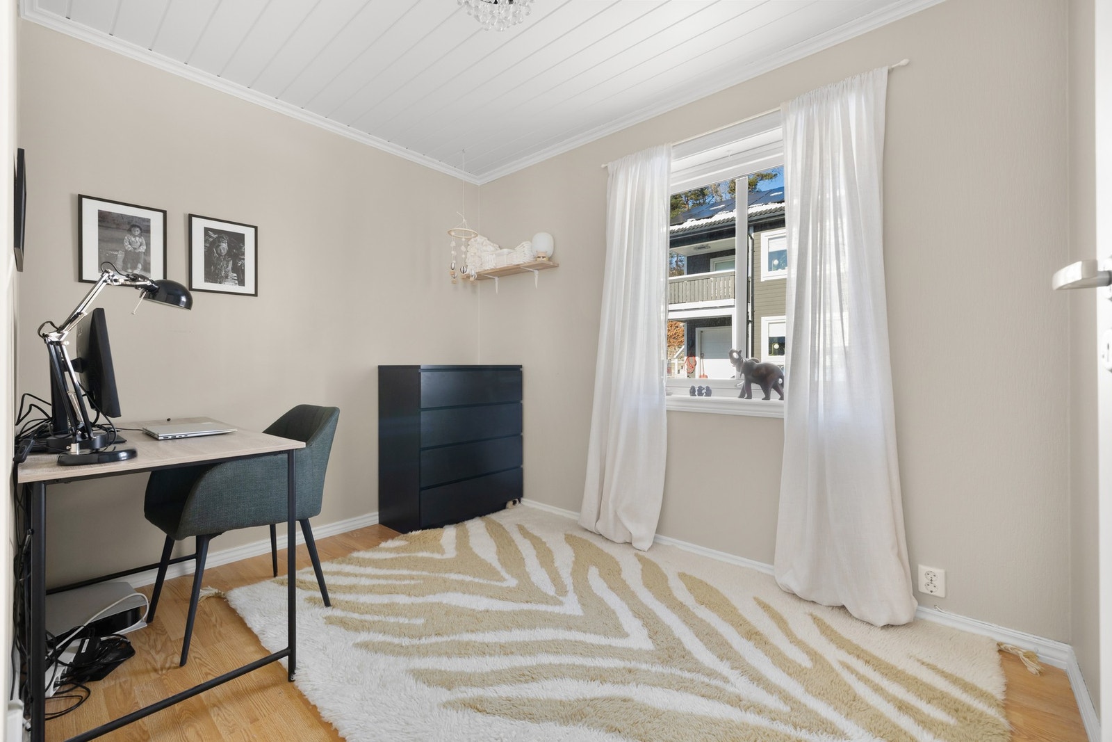 Ekstra soverom som i dag brukes til kontor. Galleribilde