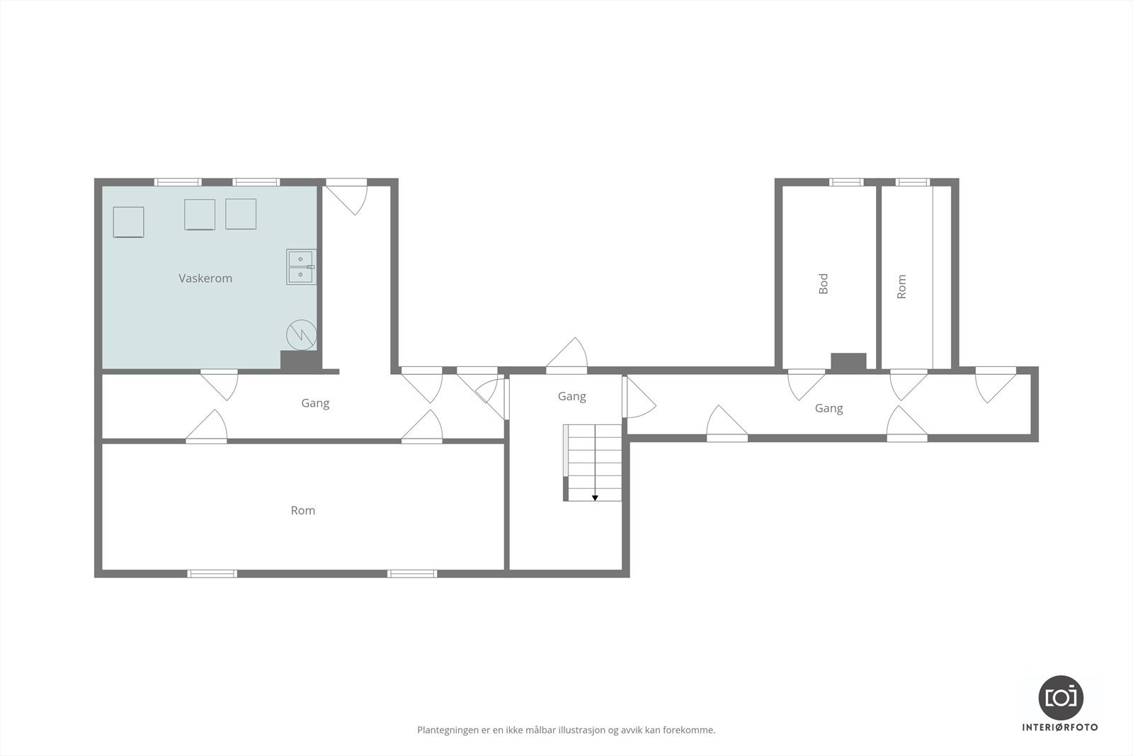 Plantegning Galleribilde