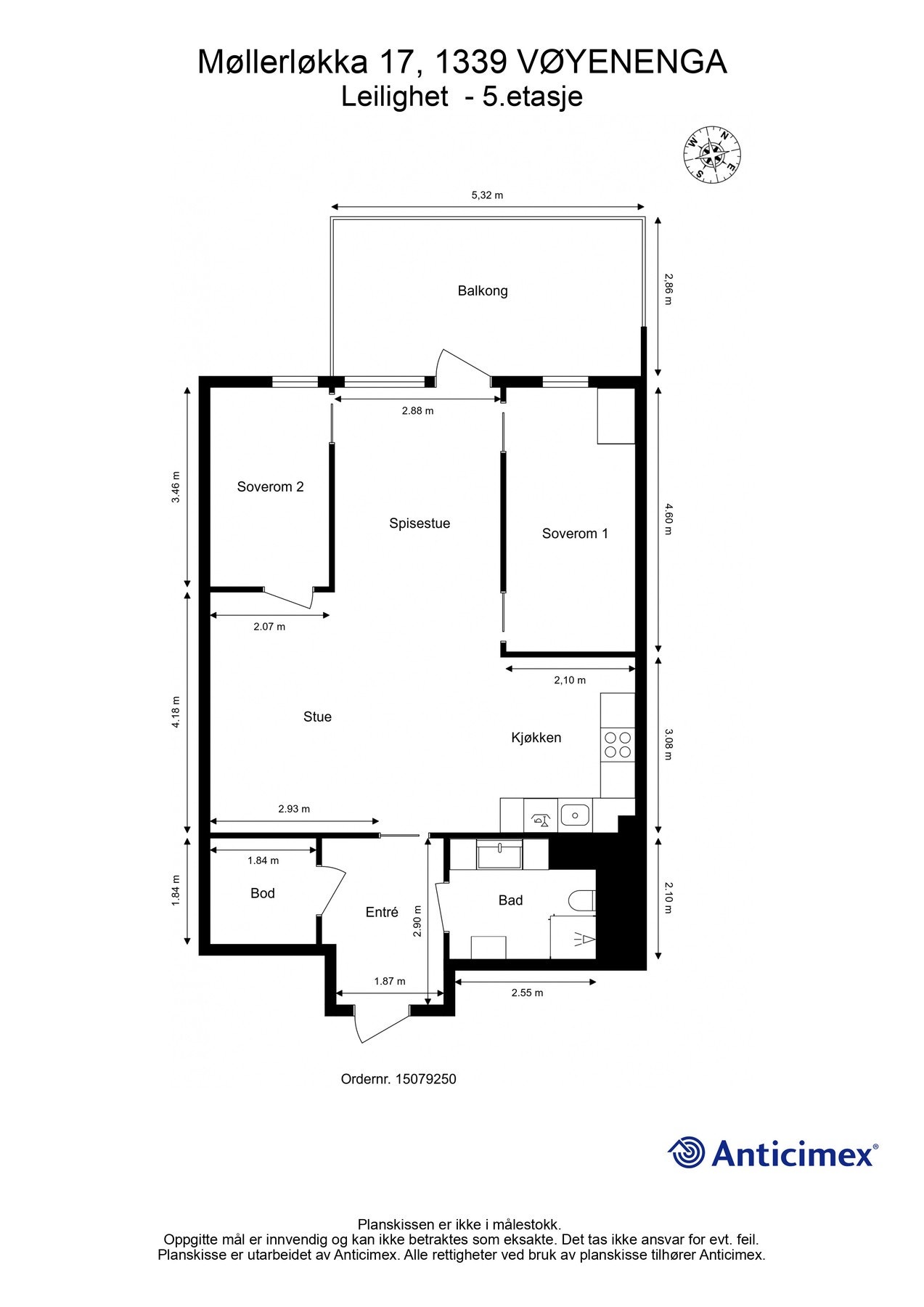 Plantegning Galleribilde