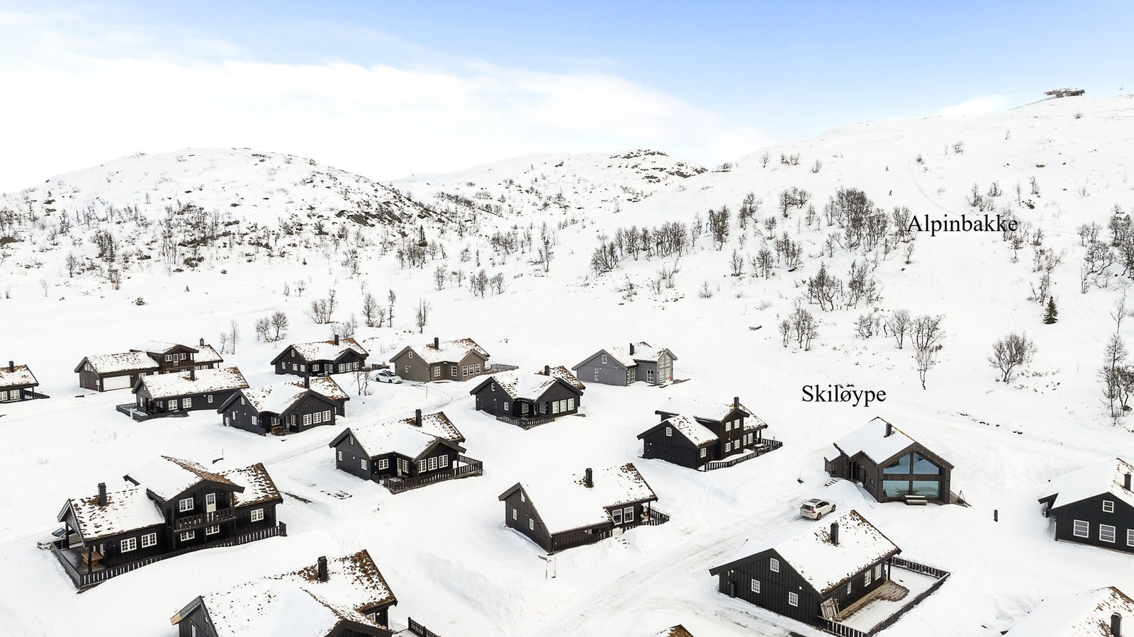 Hytta har unik ski inn/ut til både alpint og langrenn. Skianlegget gir deg totalt 25 nedfarter og 11 heiser å velge mellom. Langrennsløypa leder inn til spektakulære Silkedalen Galleribilde