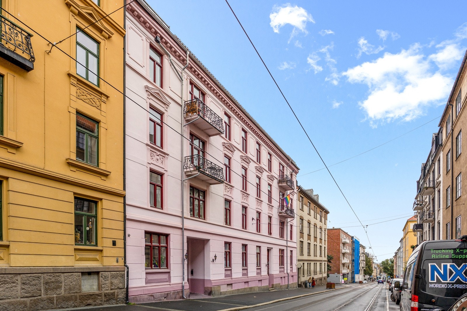 Klassisk flott fasade. Tak- og fasader ble pusset opp i 2022/2023 Galleribilde