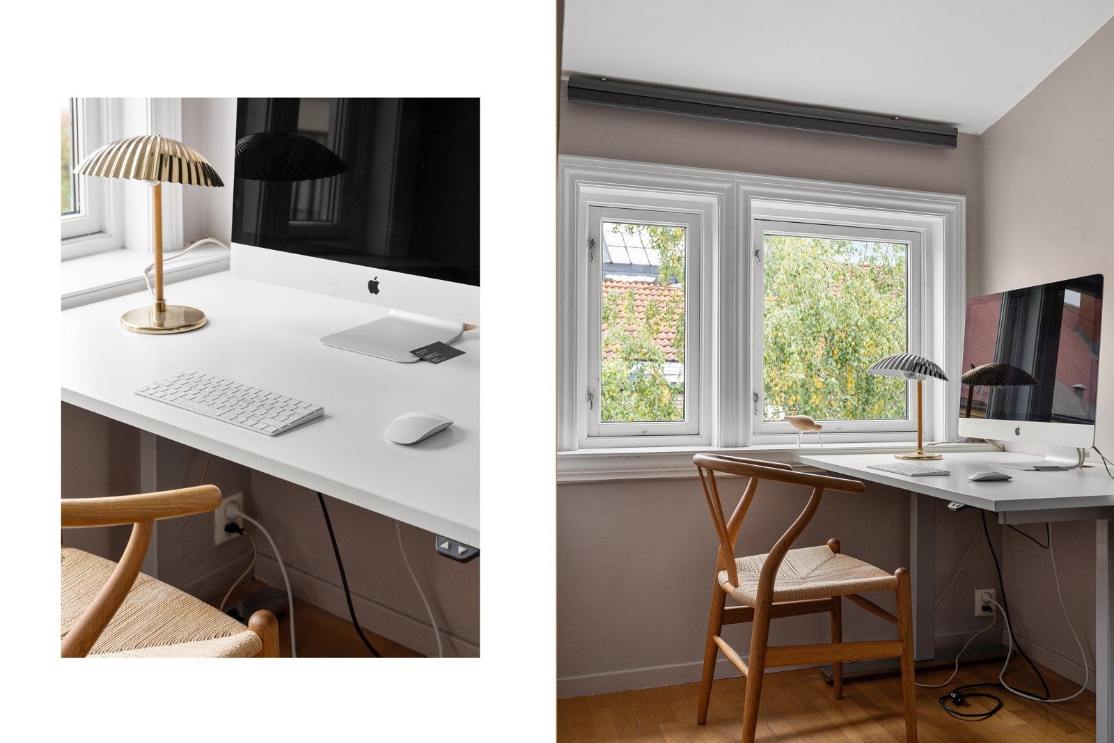 Kontor plass på soverommet. Soverommet vender i sin helhet mot rolig bakgård. Galleribilde