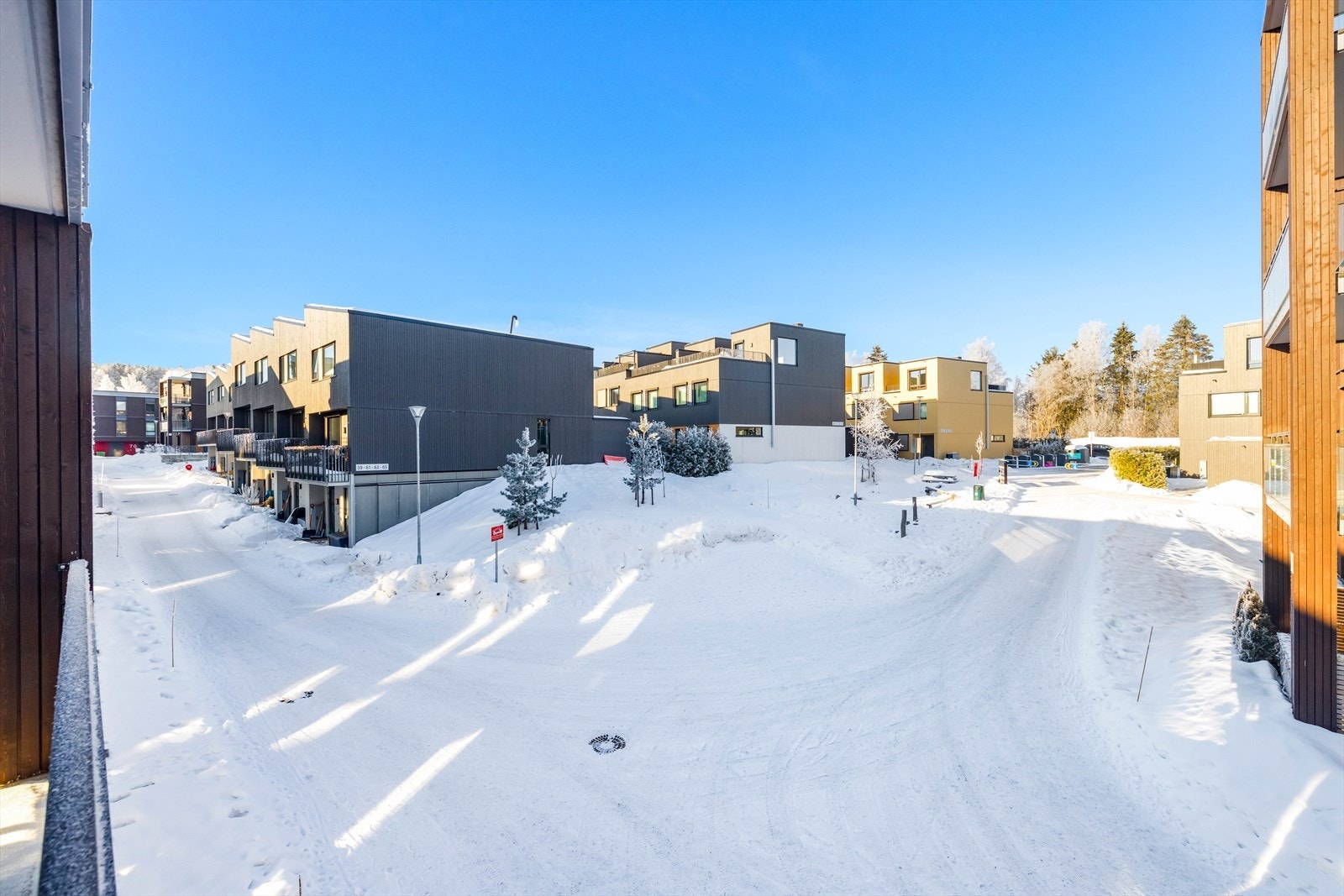 Utsikt fra balkongen. Galleribilde