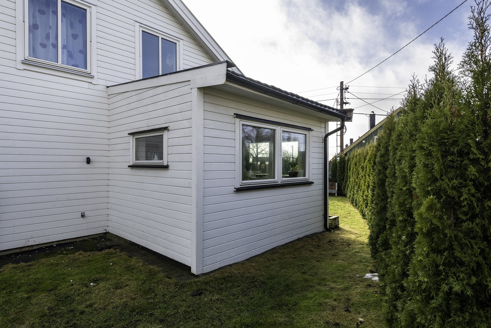 Tilbygg ved kjøkken oppført i 2022. Galleribilde