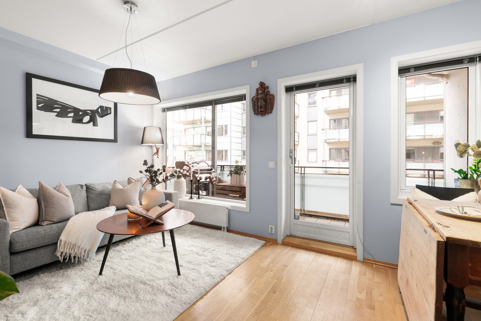 Flott studio leilighet beliggende på St. Hanshaugen i tilbaketrukket borettslag Galleribilde