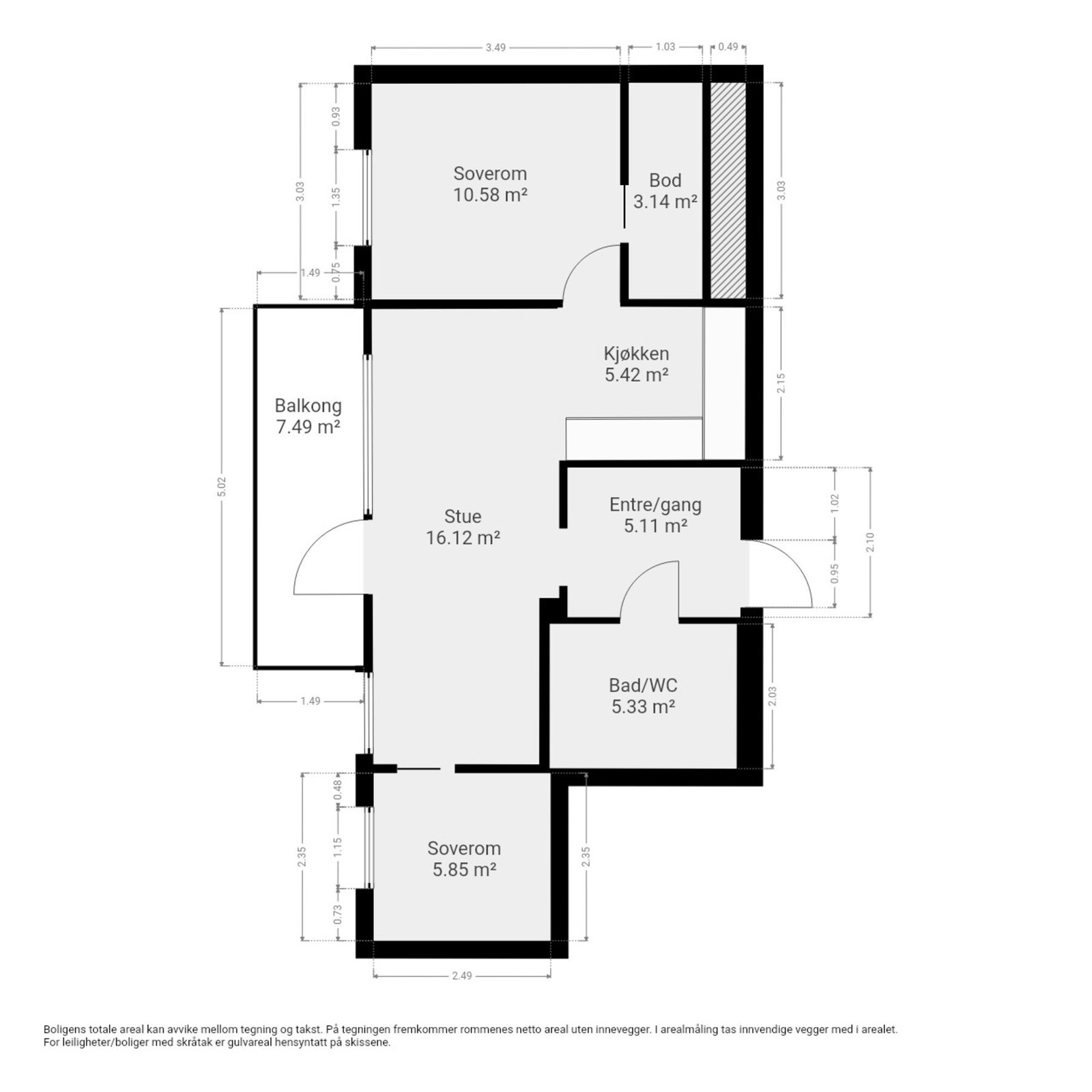 Plantegning - Velkommen inn. Galleribilde