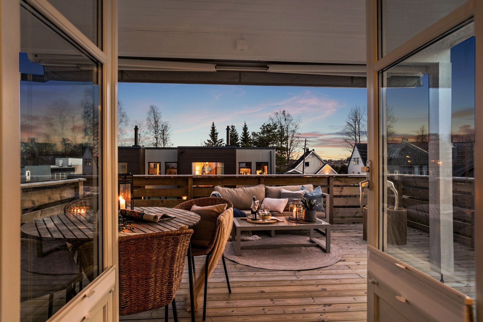 Eiendommen kombinerer roen fra en fredelig blindvei med den umiddelbare nærheten til alt Ski har å by på. Galleribilde