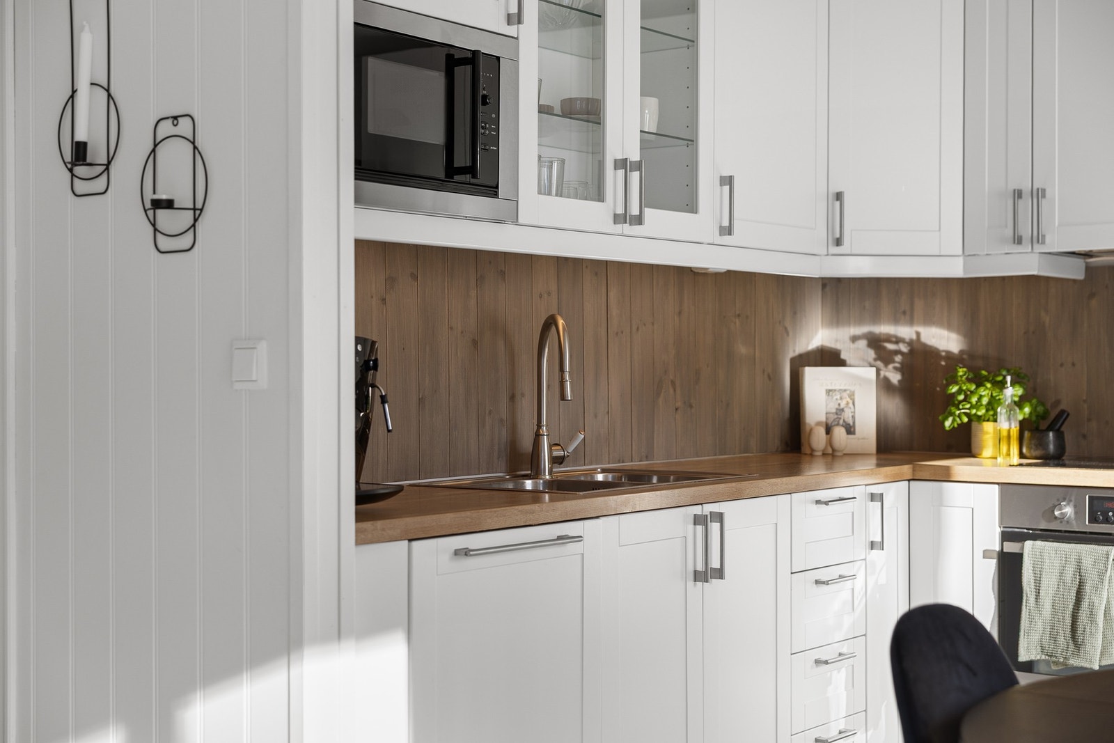 Alle integrerte hvitevarer følger handelen. Galleribilde