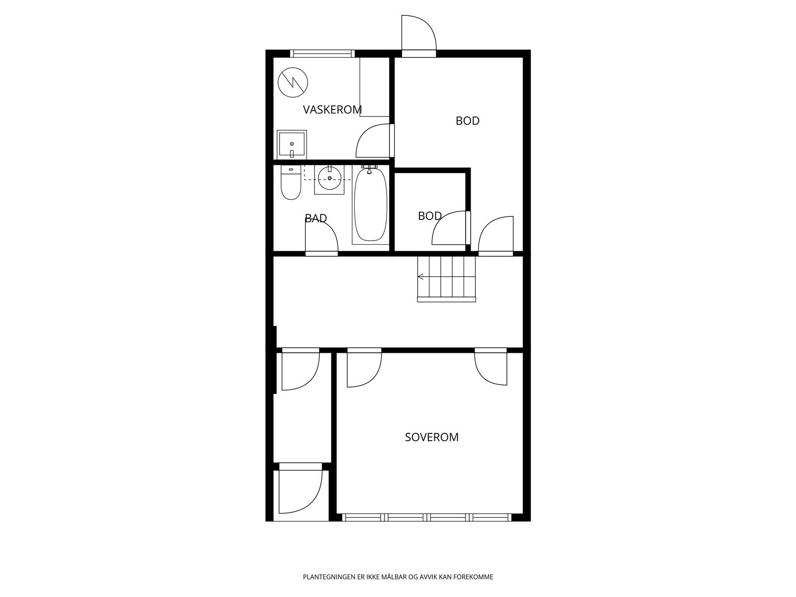 Plantegning 1. etg. Galleribilde