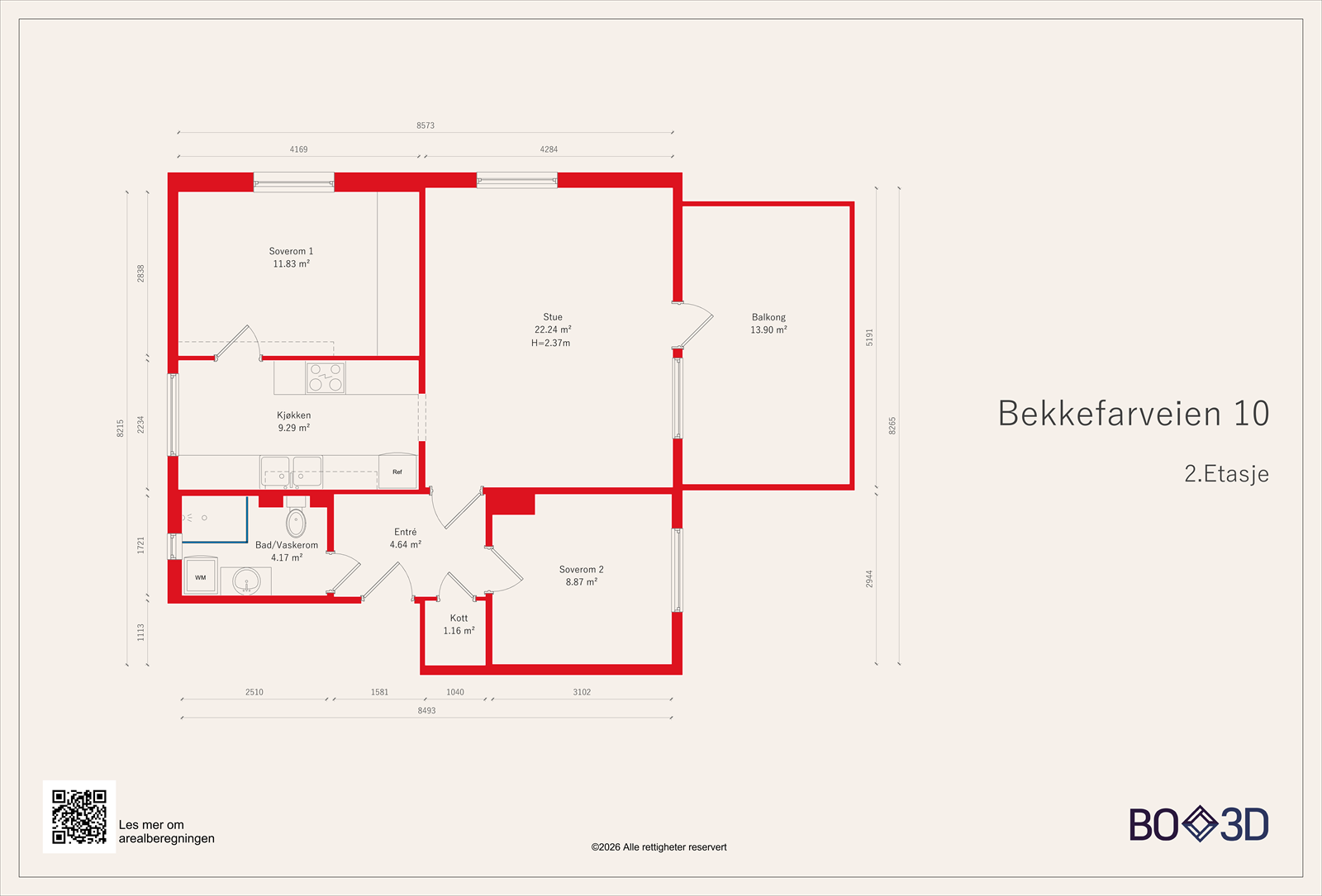 Plantegning Galleribilde