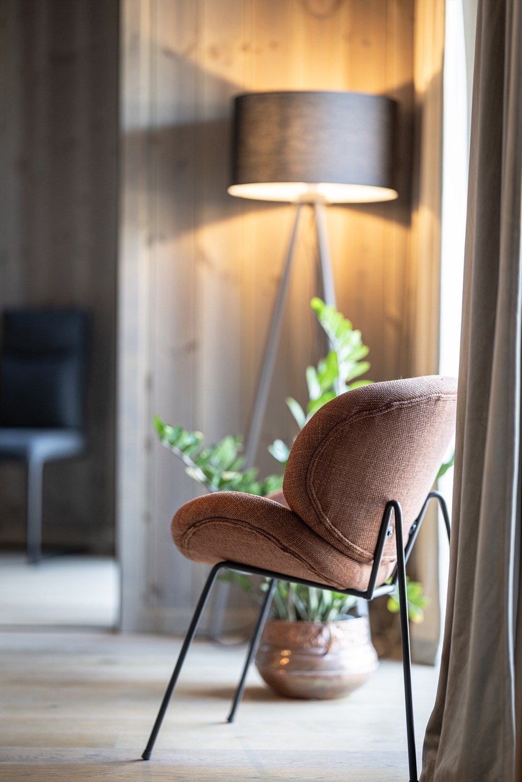 Gjennomført materialbruk og design skaper en eksklusiv og helhetlig følelse. Galleribilde