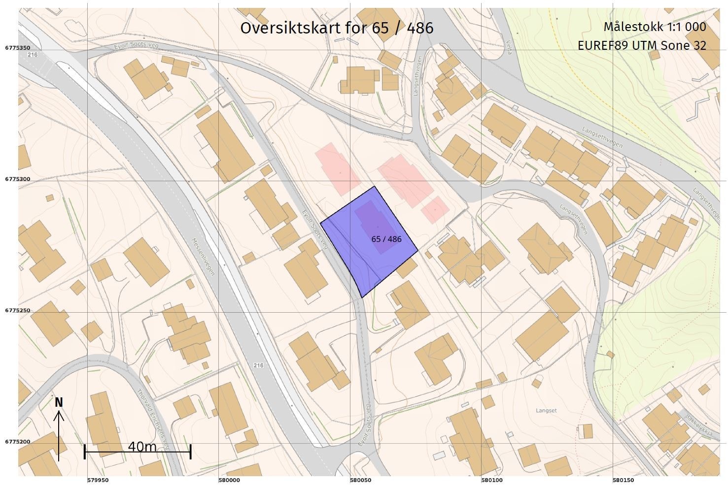 Eiendomskart Eyolf Soots veg 4 Galleribilde