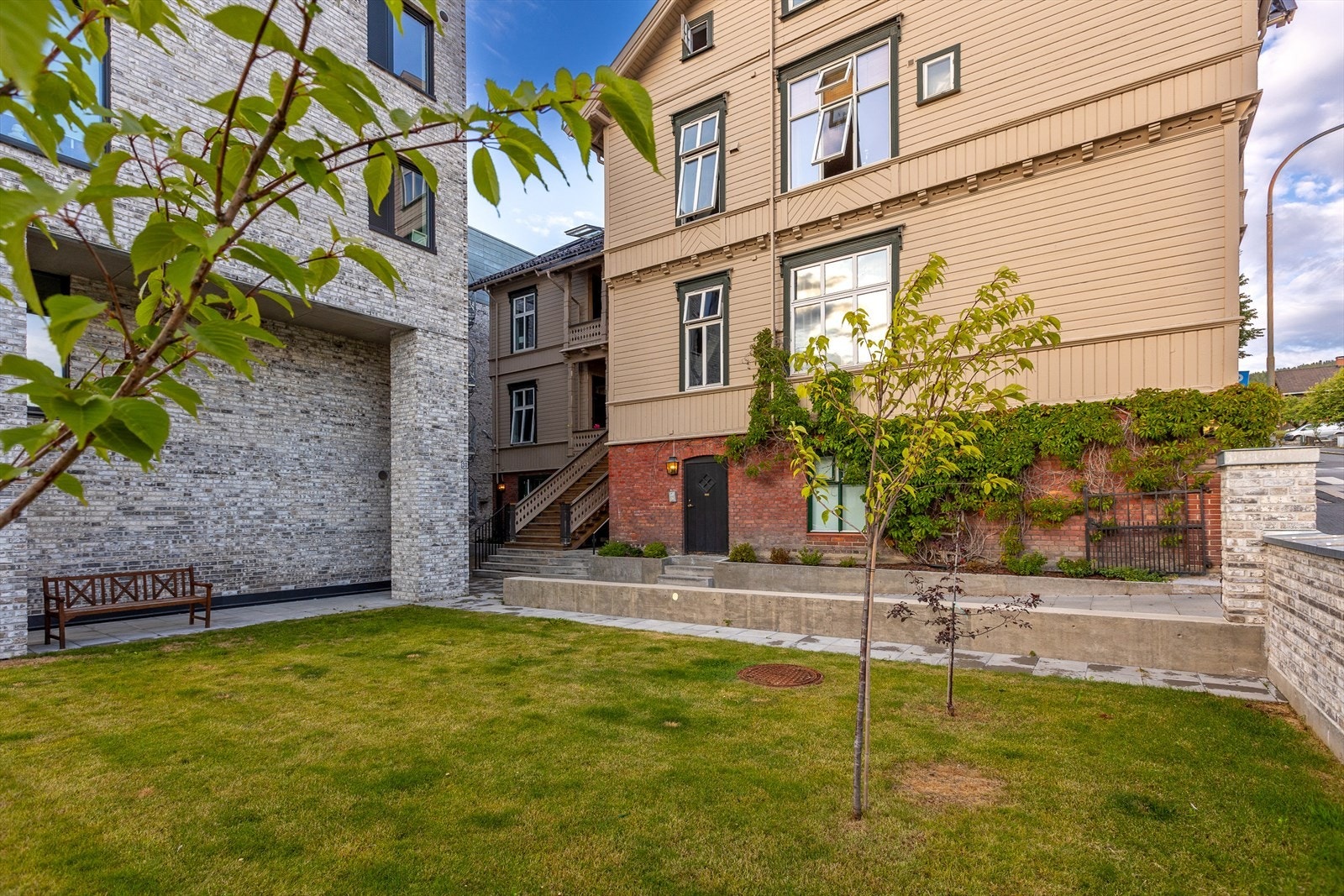 Felles uteområde for beboerne. Galleribilde