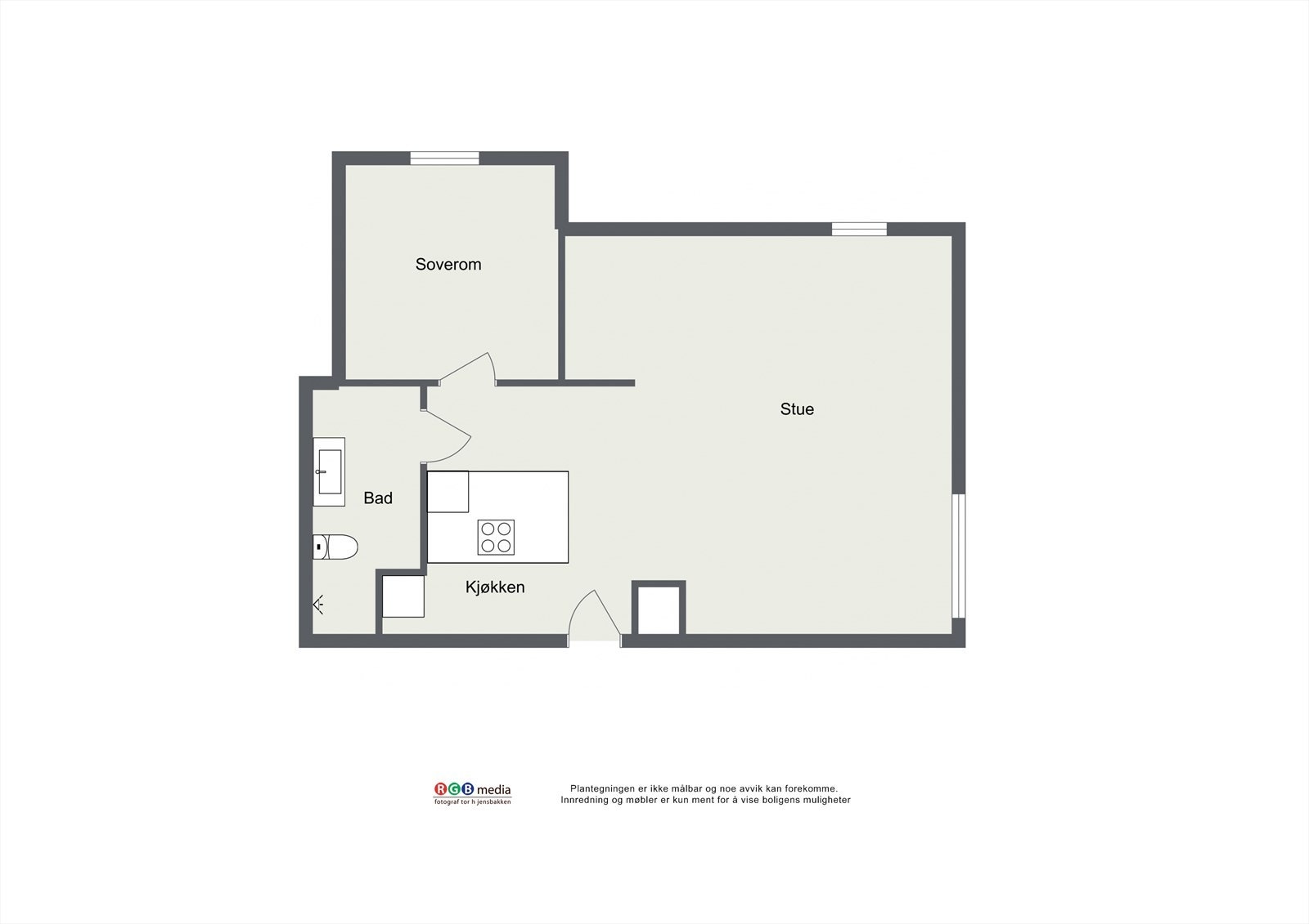 Plantegning 3. etasje. Galleribilde