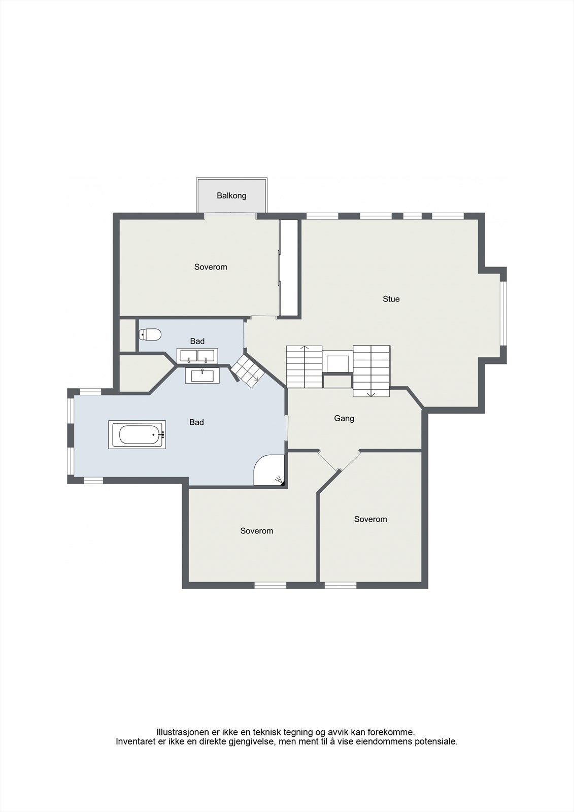 Plantegning Galleribilde