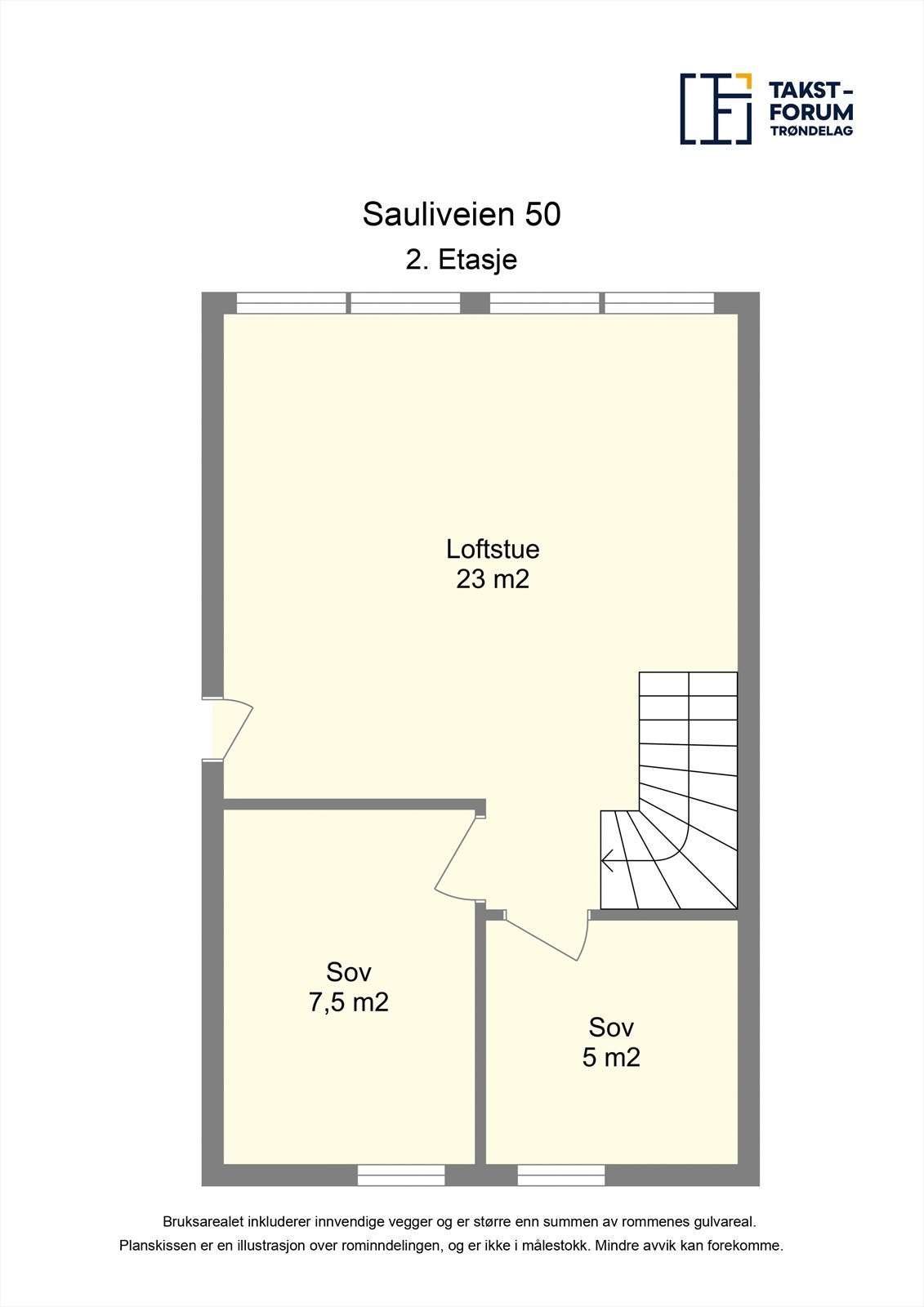 Planskisse 2.etasje Galleribilde