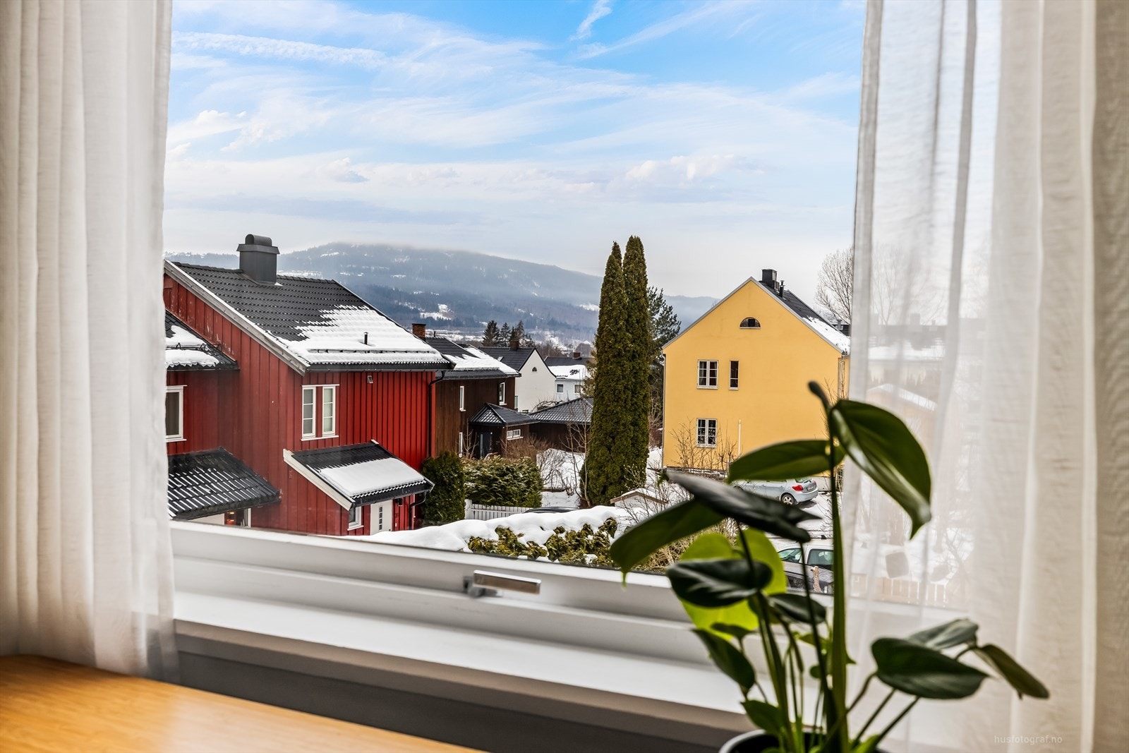 Det er hyggelig utsikt fra soverommene Galleribilde