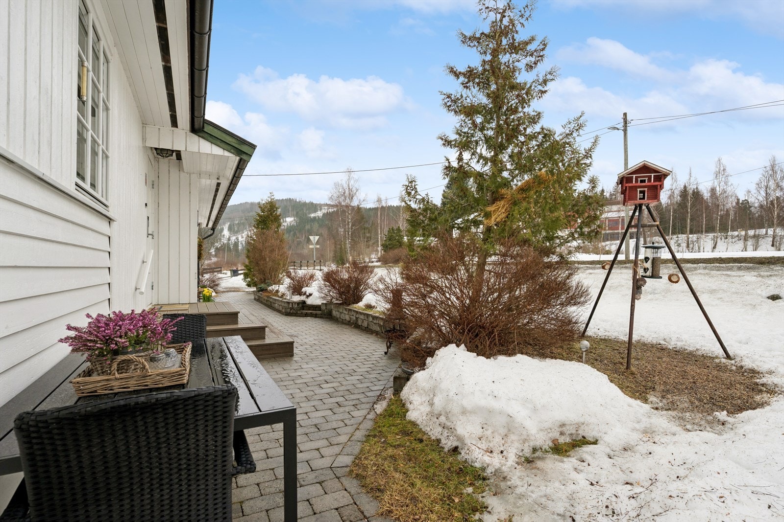 Pent opparbeidet uteområde Galleribilde