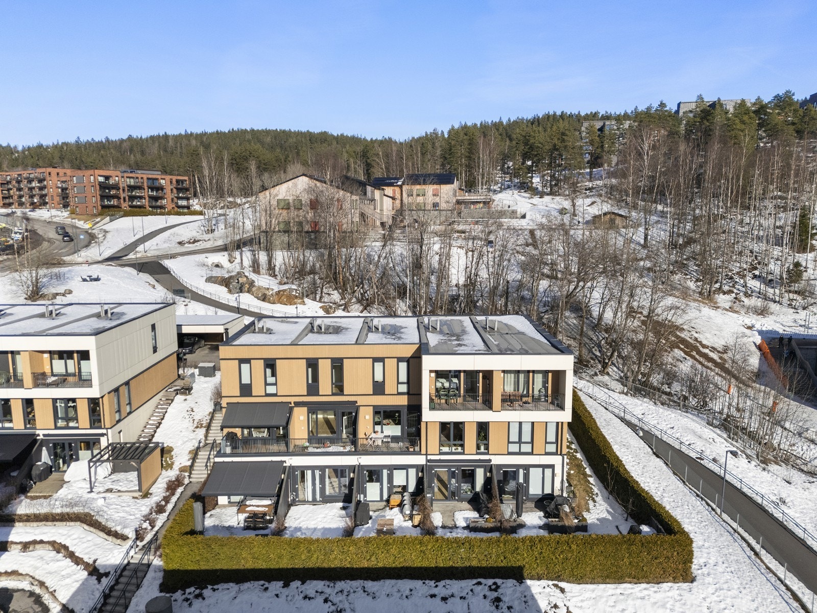 Bygget stod ferdig i 2018 og ligger fint til. Galleribilde