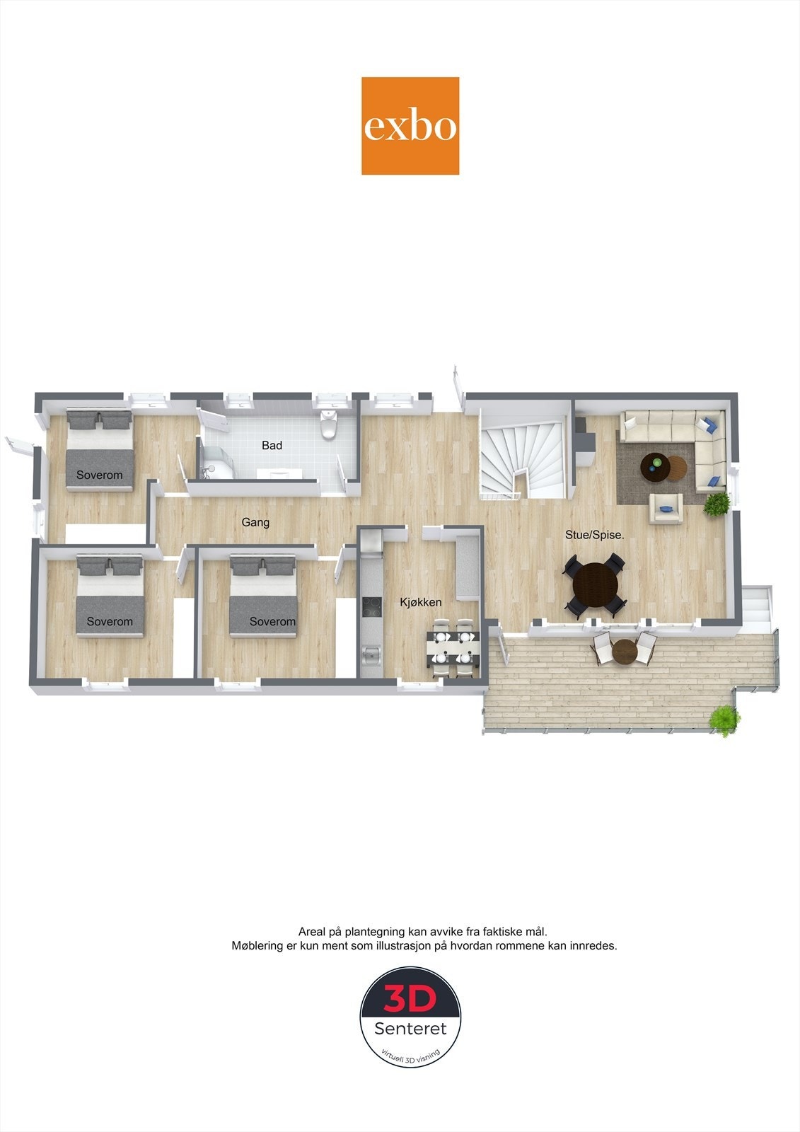 Plantegning 2.etasje. Galleribilde