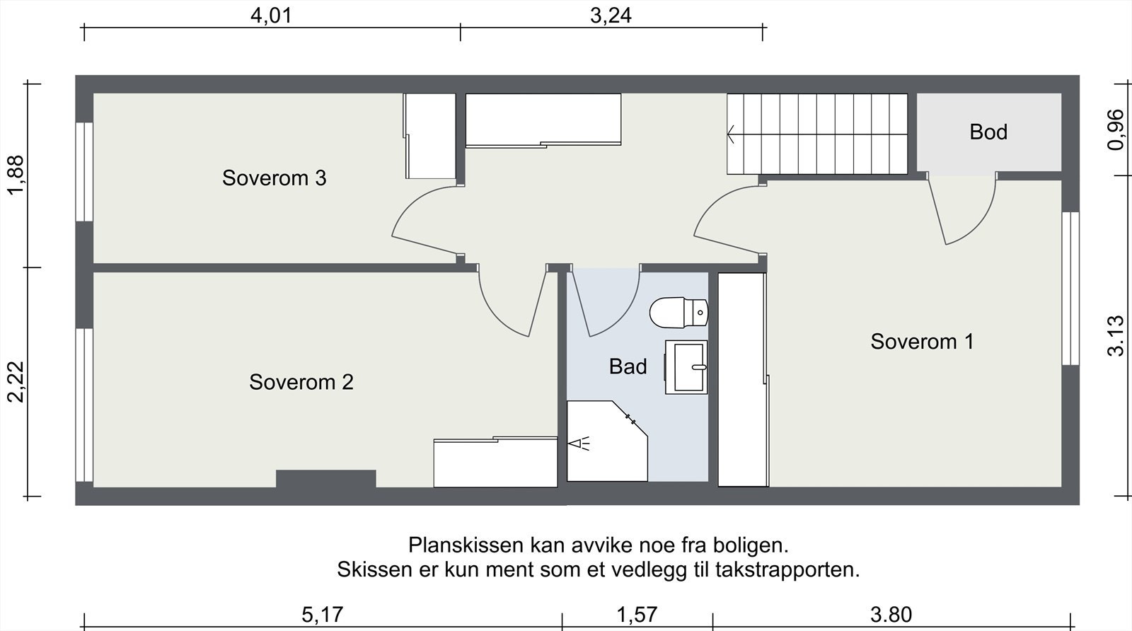 Plantegning andre etasje. Galleribilde