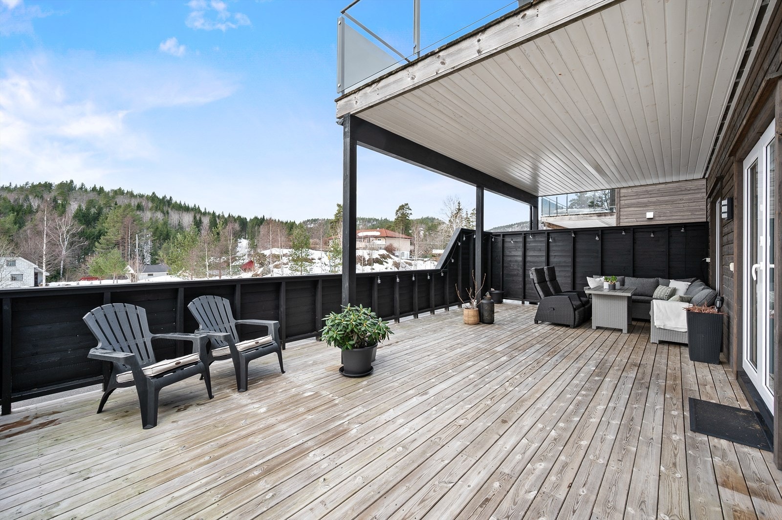 Her har man solen til sent på kveld. Galleribilde