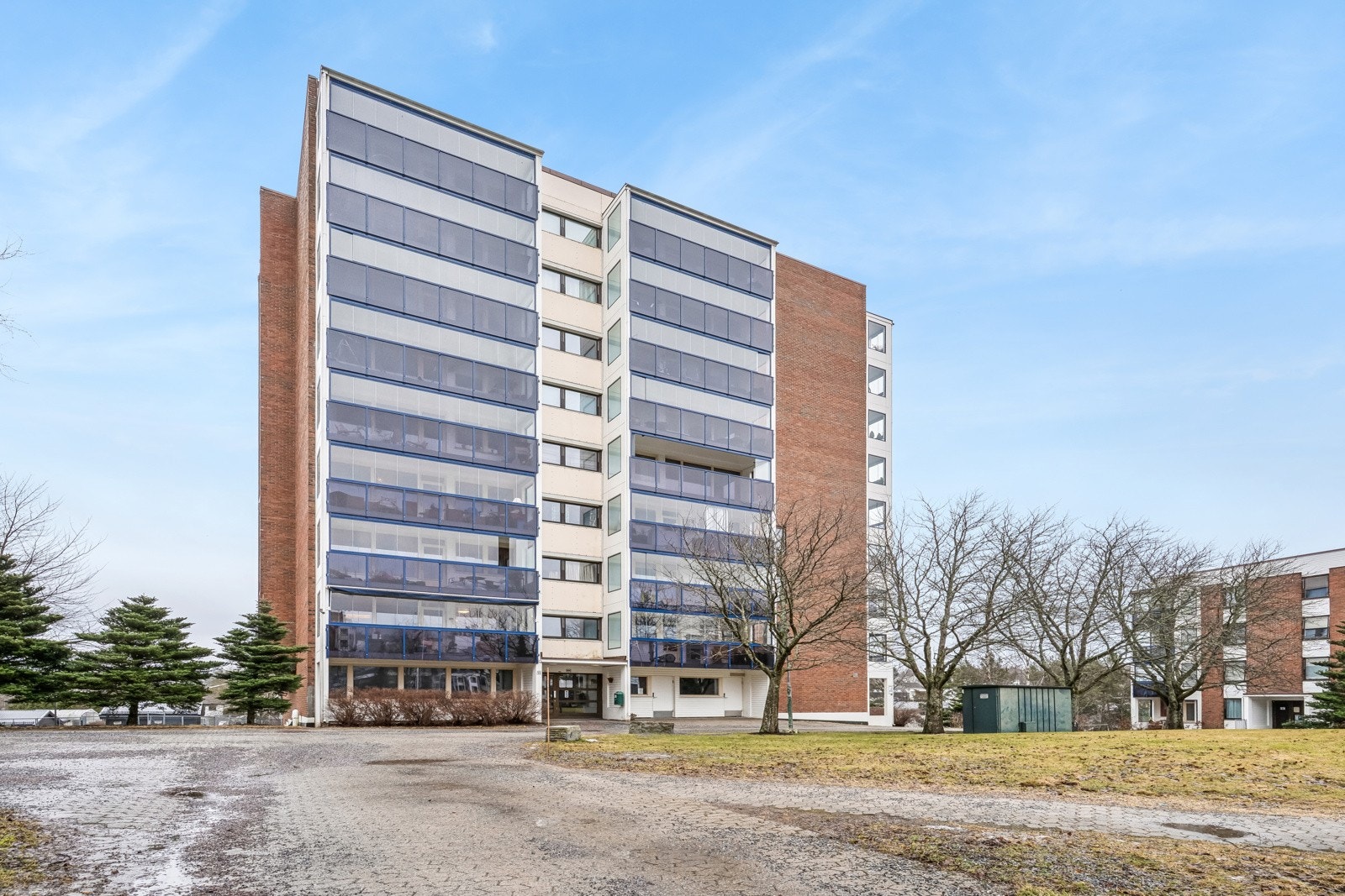 Leiligheten ligger flott til i toppetasjen. Galleribilde