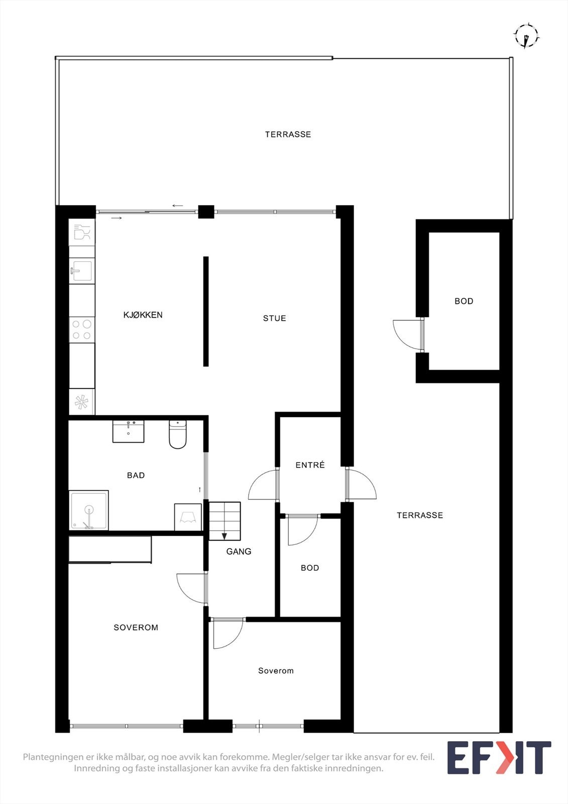 Plantegning Galleribilde