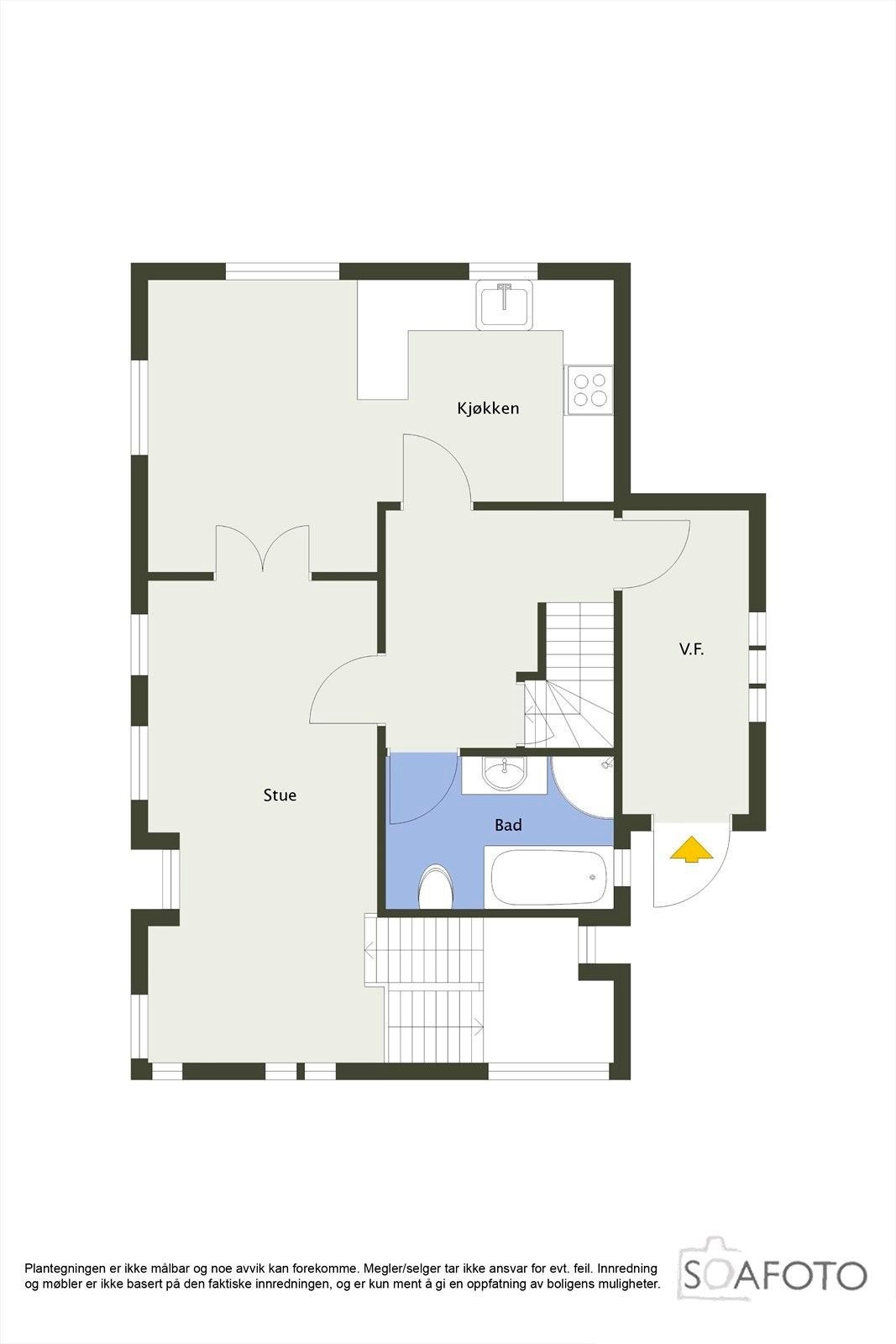 Hindalsveien 2 første etasje Galleribilde