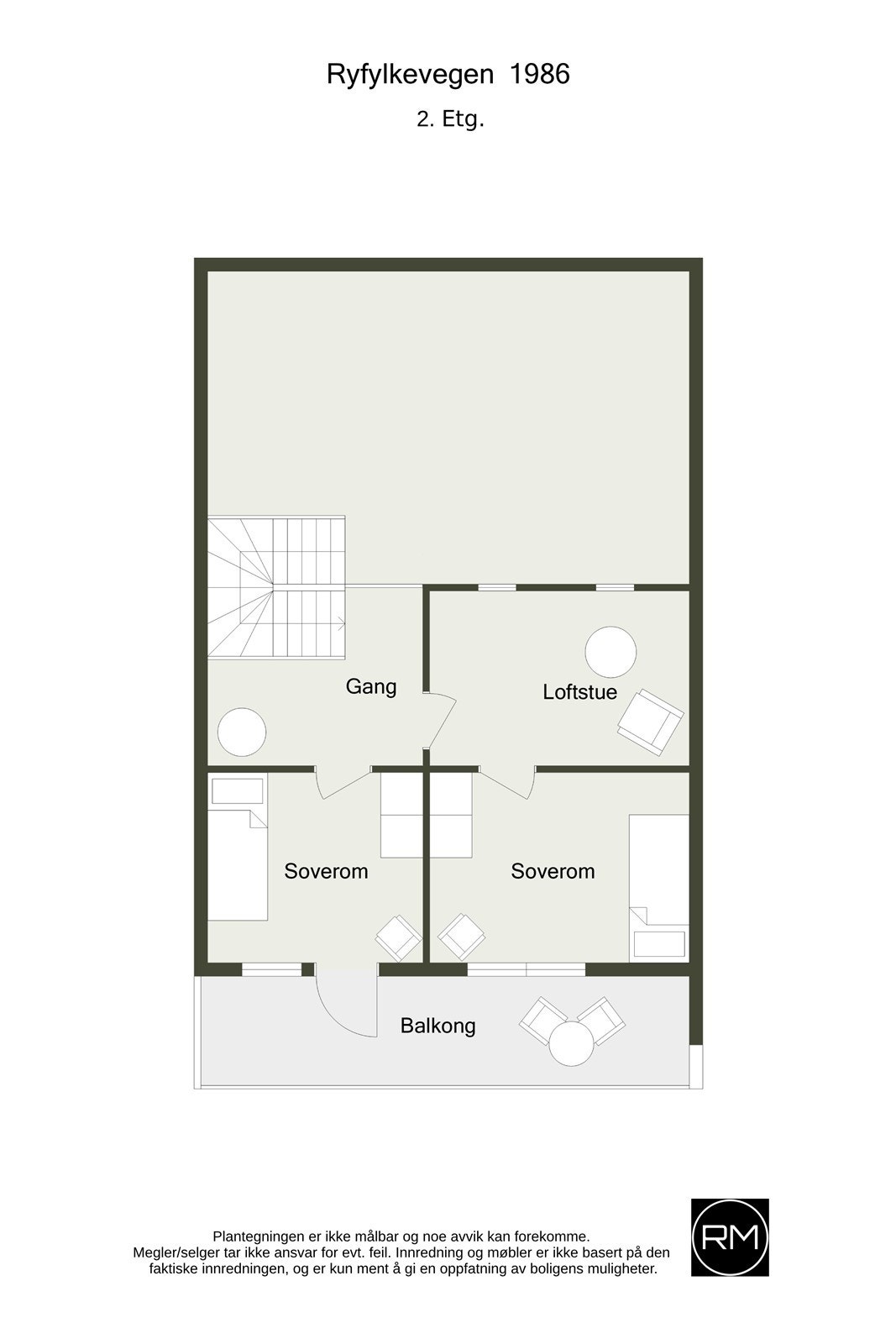 Plantegning 2. etasje Galleribilde