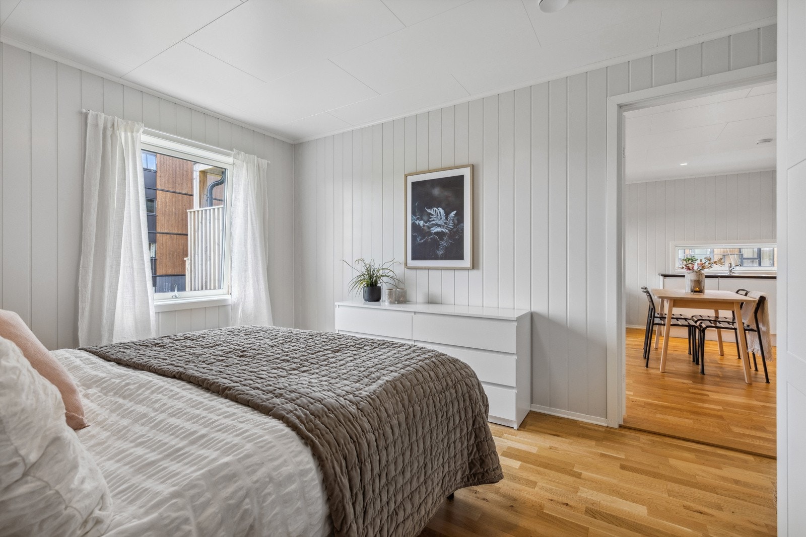 Detaljbilde hovedsoverom. Galleribilde