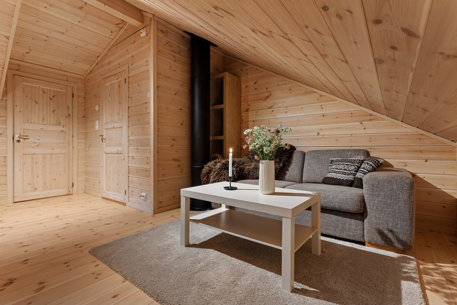 Kjekk loftstue. Galleribilde