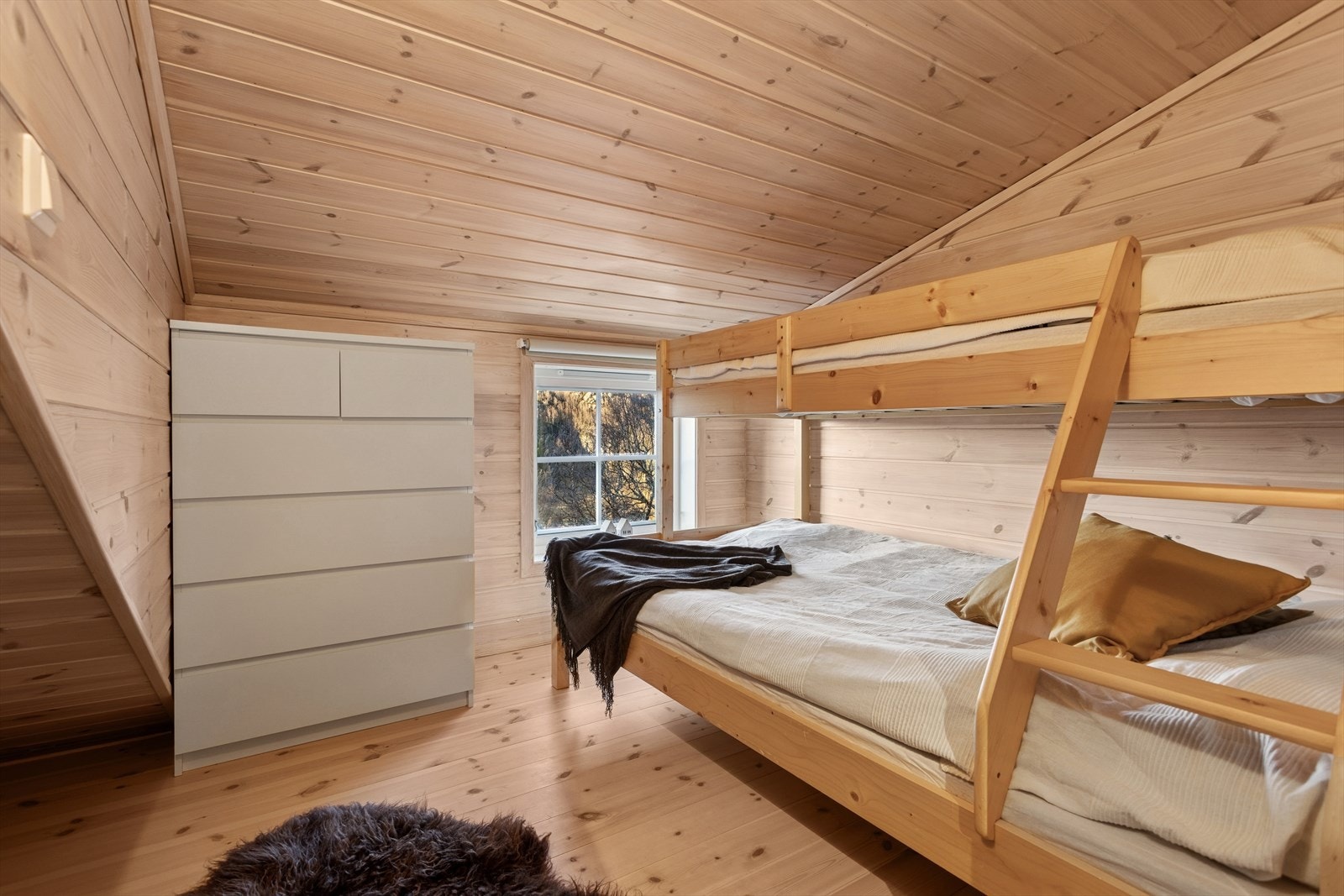 Soverom 3 beliggende i loftsetasjen. Galleribilde