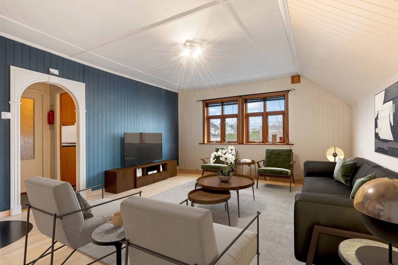 Digitalt møblert Galleribilde