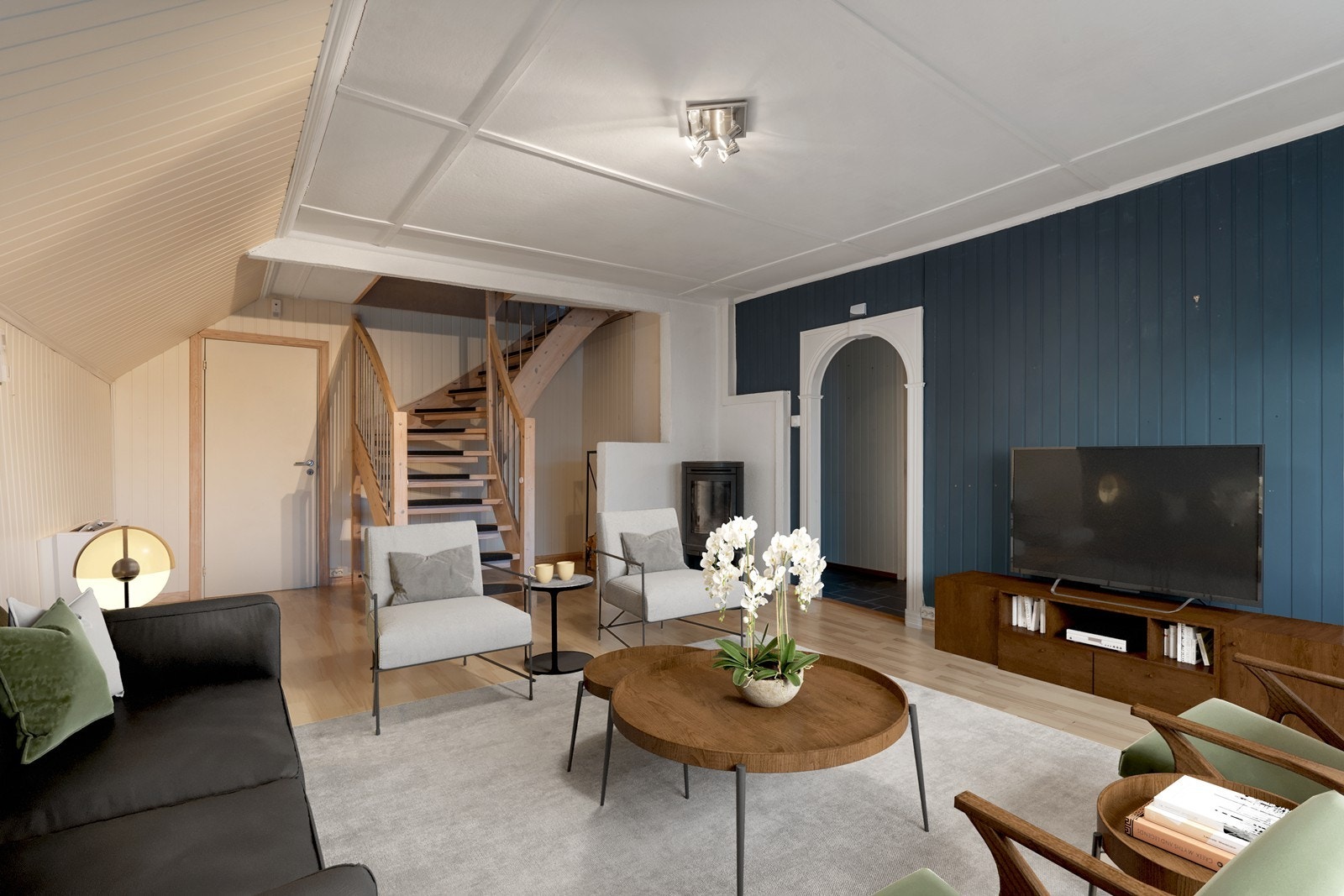 Digitalt møblert Galleribilde