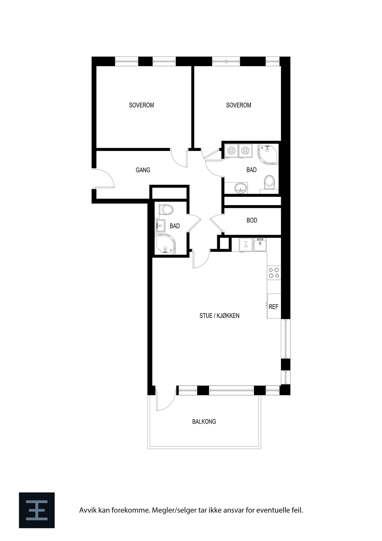 Plantegning | Gjerdehagen 58 Galleribilde