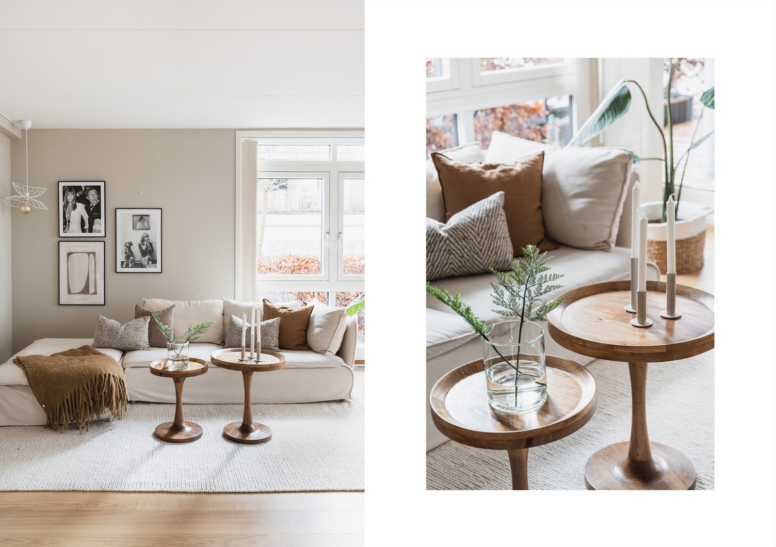 Lys og innbydende stue med store vindusflater som slipper inn rikelig med dagslys og gir en luftig romfølelse. Galleribilde