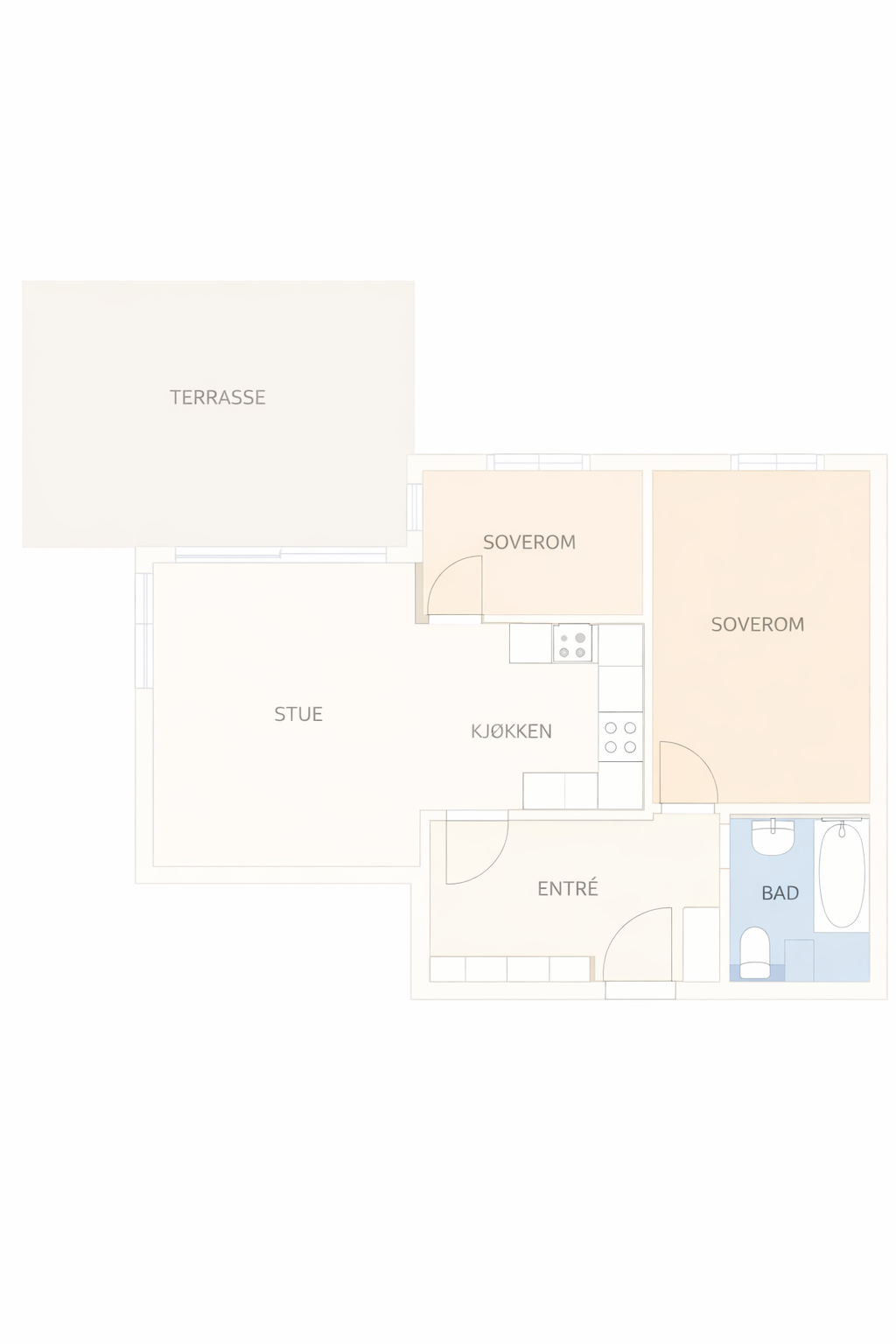 Alternativ plantegning Galleribilde