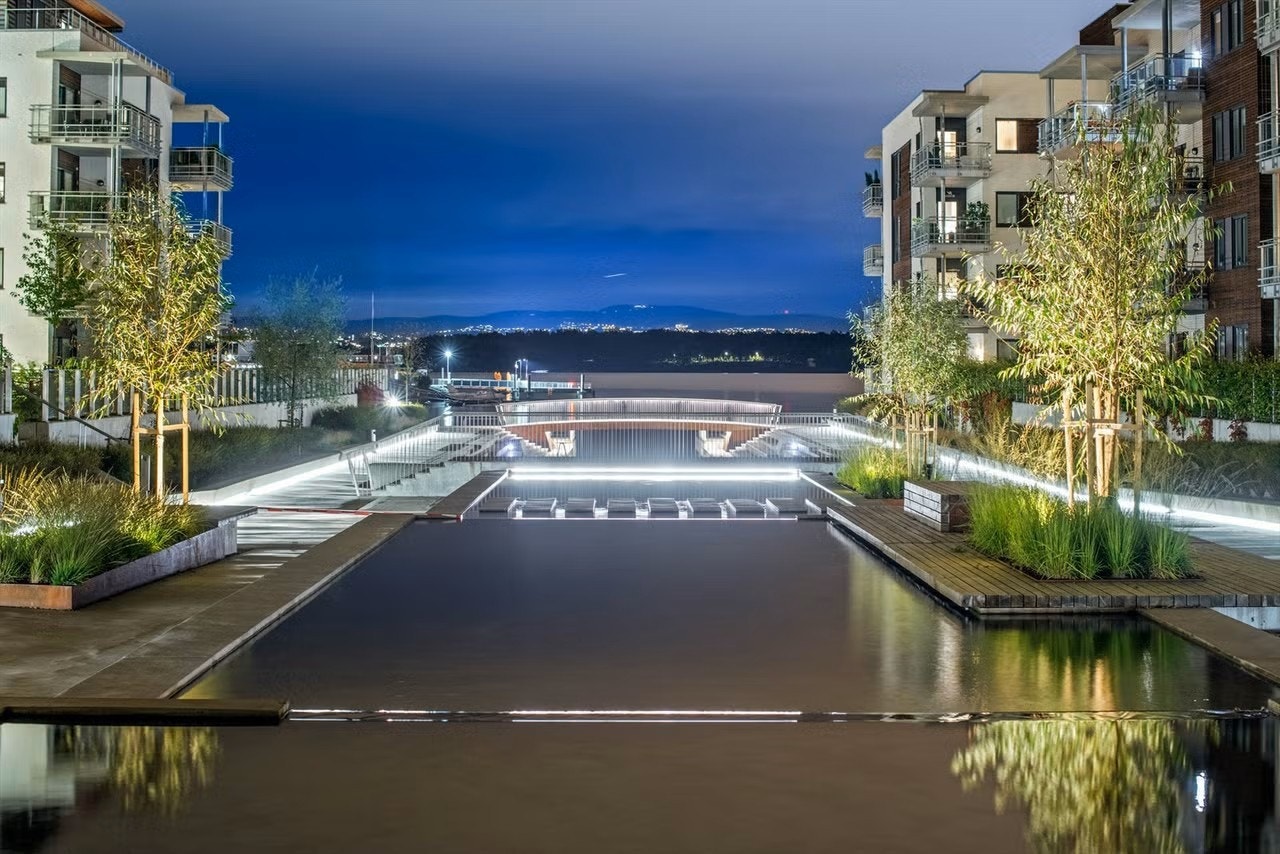 Stemningsbilde av det flotte fellesområdet. Galleribilde