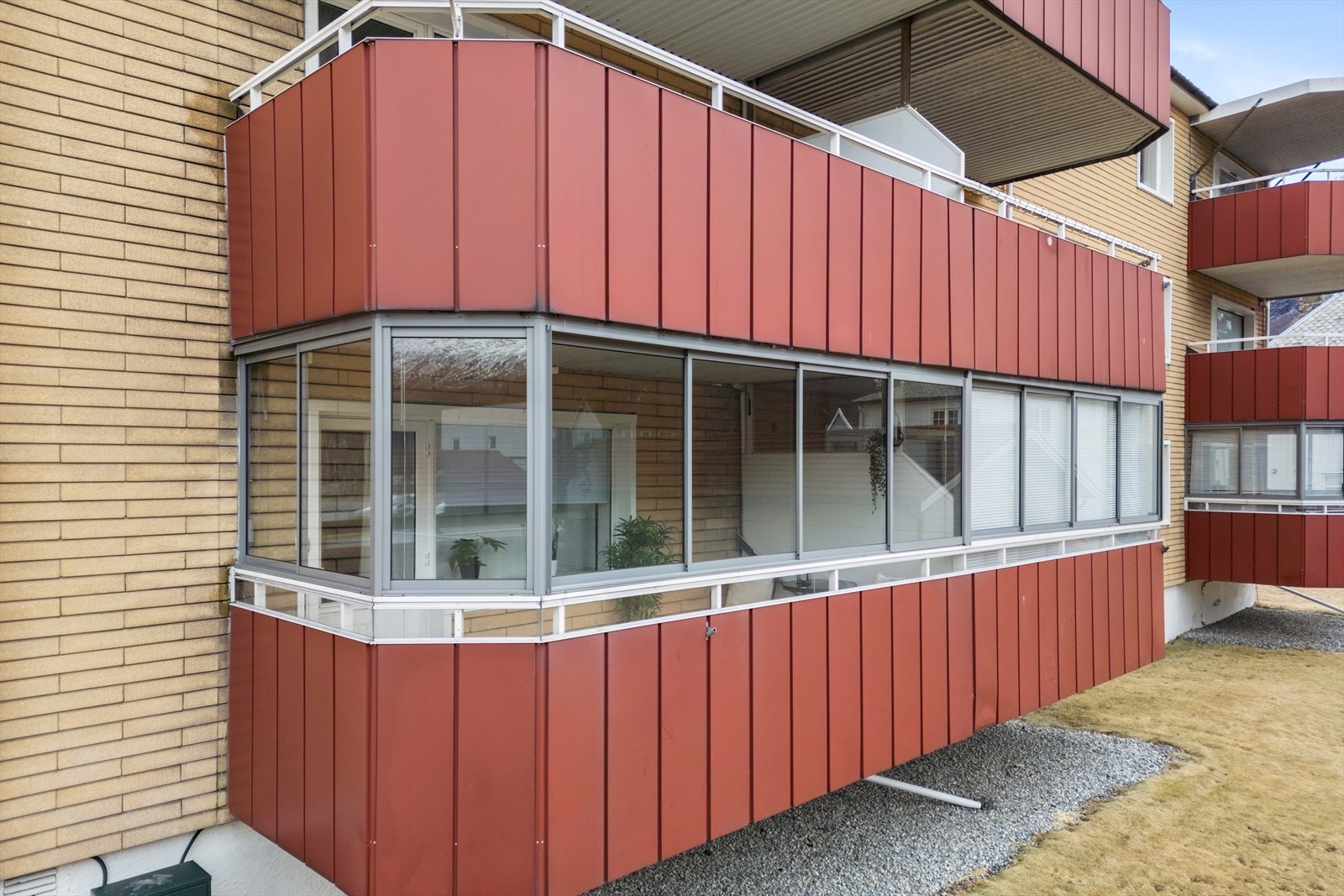 Innglassingen gir ekstra beskyttelse mot vær og vind. Galleribilde