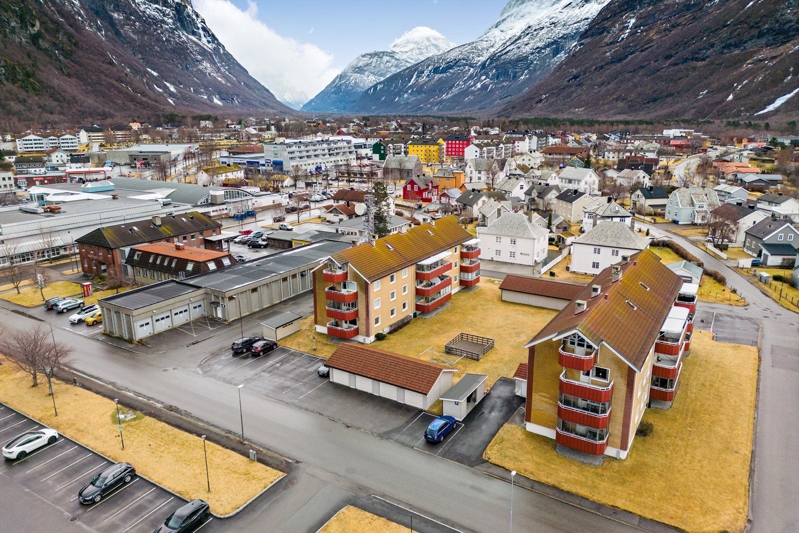 Her har man gåavstand til alle sentrumsfasiliteter. Galleribilde