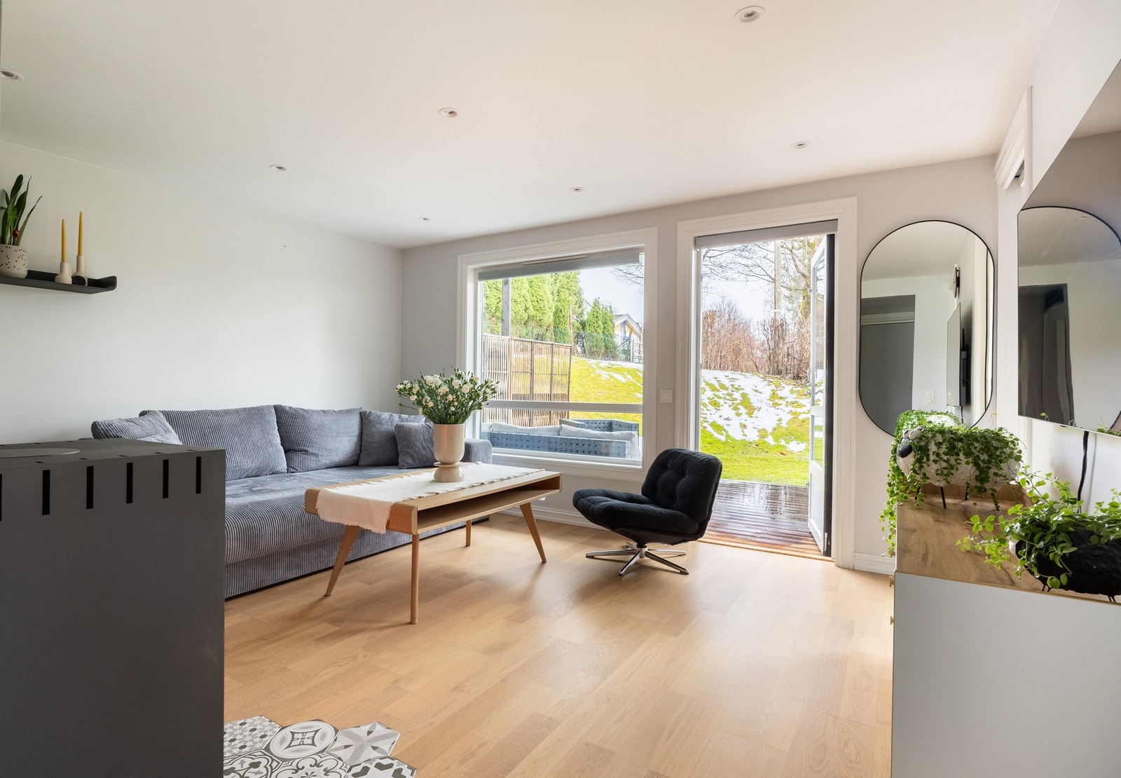 Leiligheten ble totaloppusset i 2019 og har god, moderne standard. Galleribilde