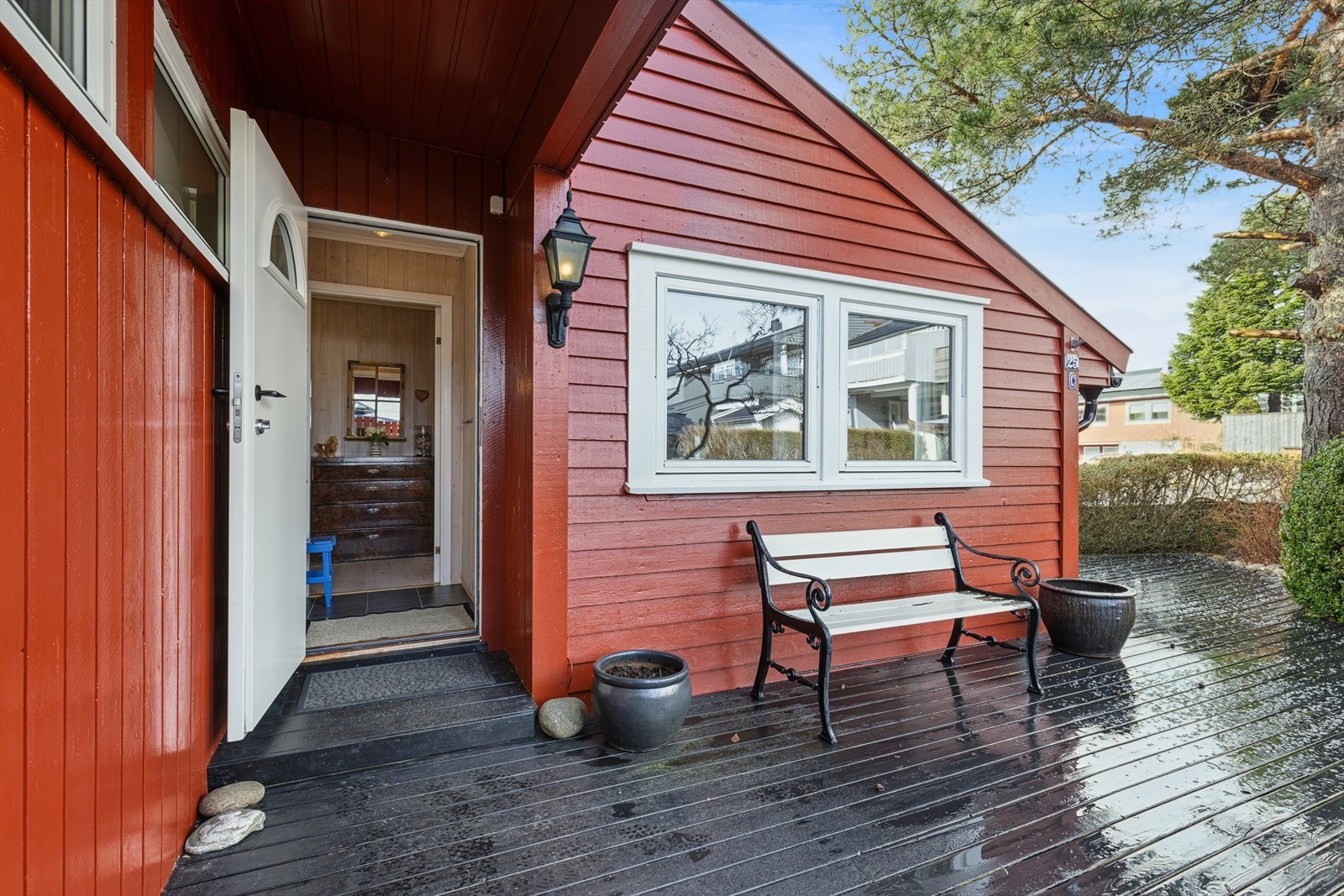 Et koselig inngangsparti. Galleribilde