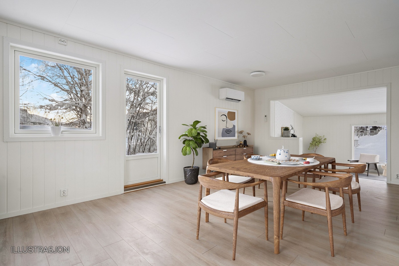 Kjøkken og stue Galleribilde