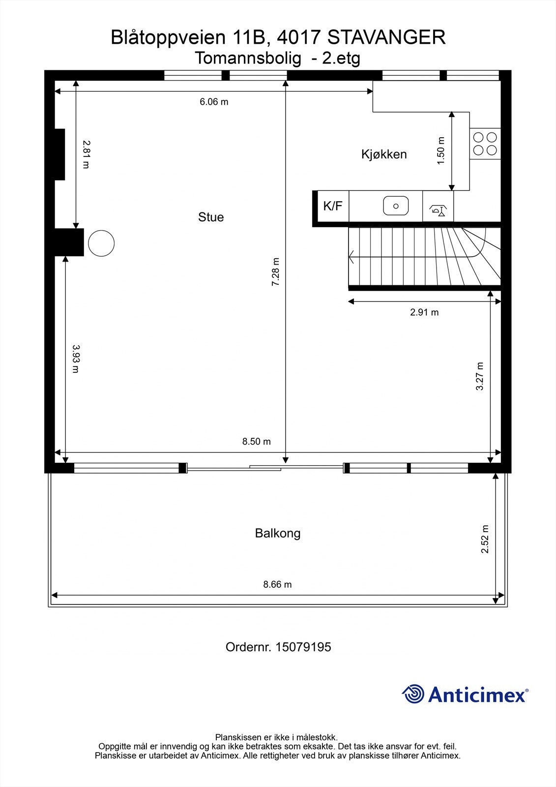 Plantegning 2. etg. Galleribilde