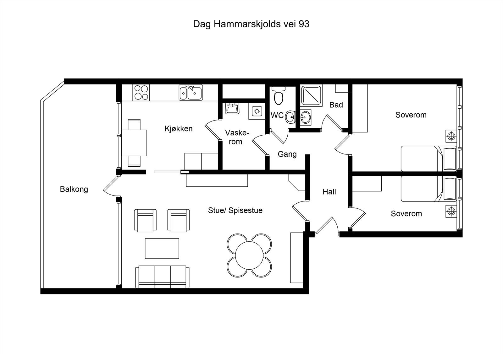 2D planskisse - 7.etg. Galleribilde