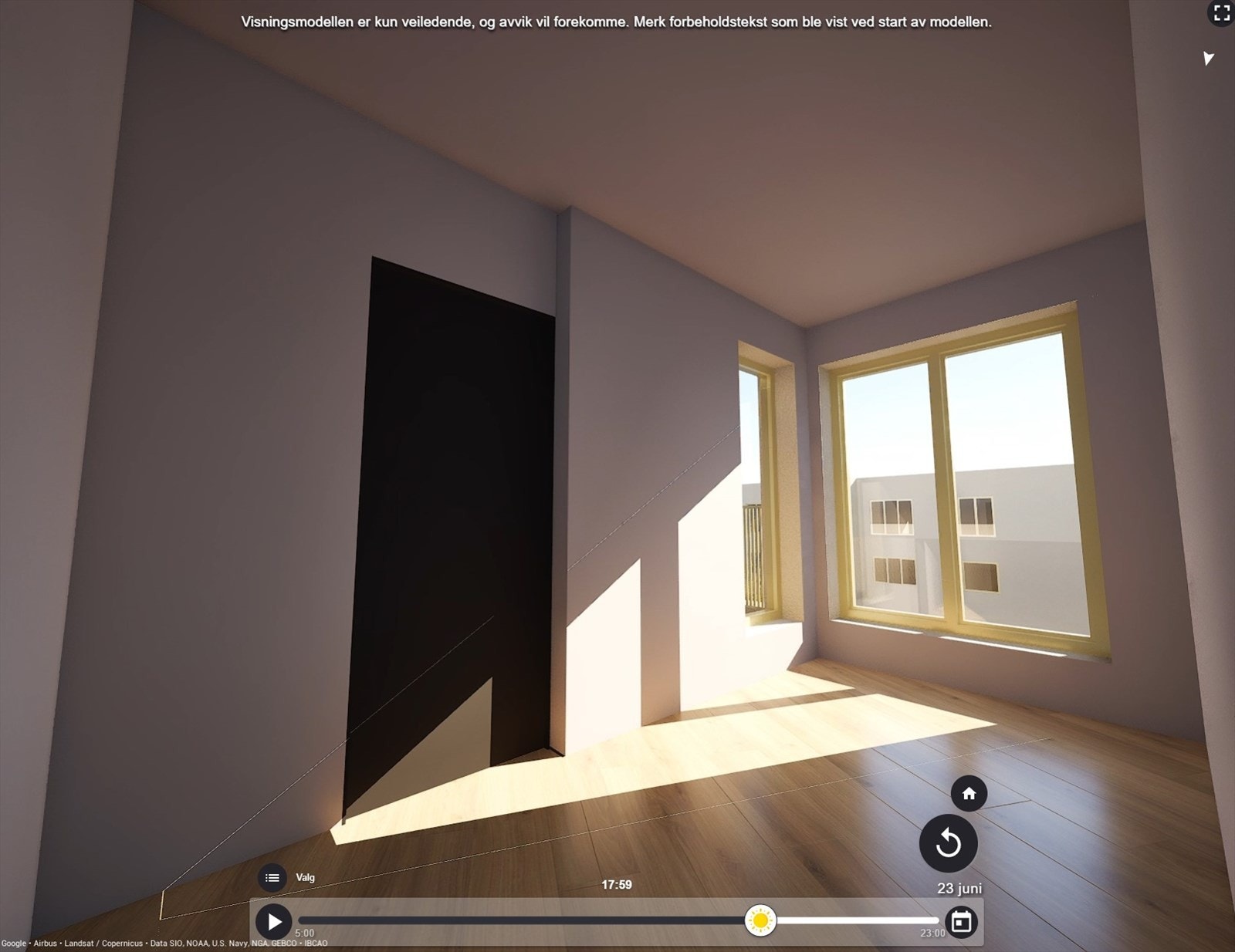 Soverom 2 på ca. 7,7 kvm. Gjester, barn, klær, hobby eller jobb. Galleribilde